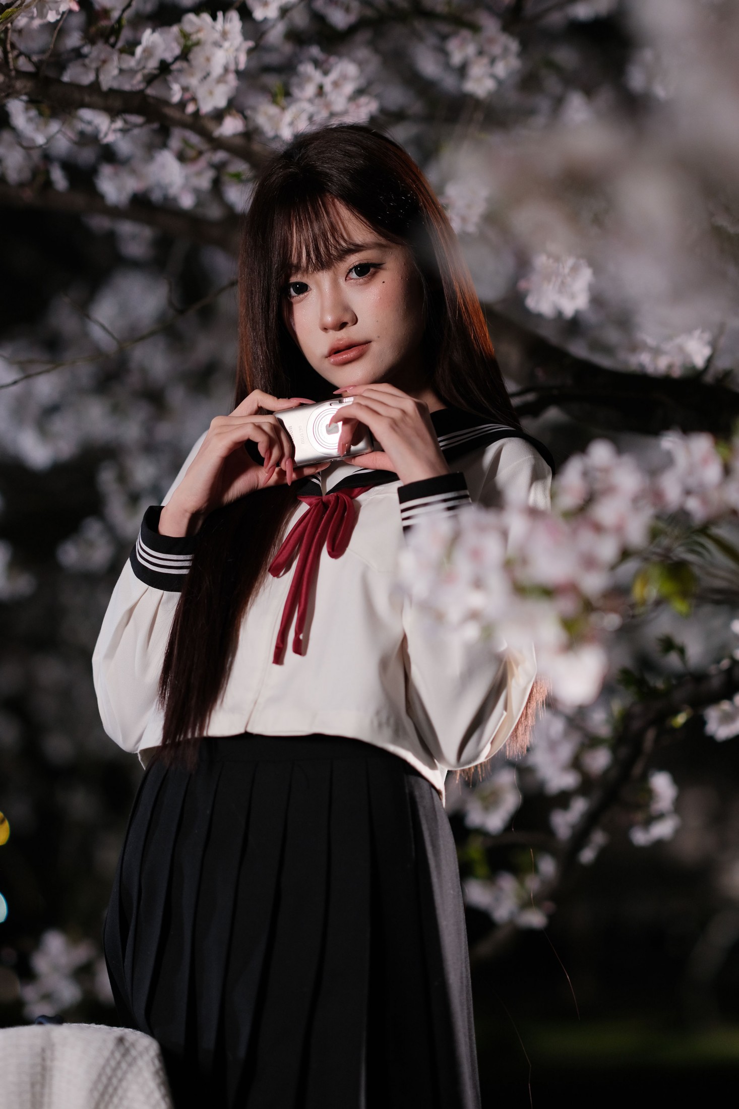 图片[8] - 纯纯 - 《夜樱人像 富士中画幅直出》[25P] - 机器猫次元 - 机器猫次元