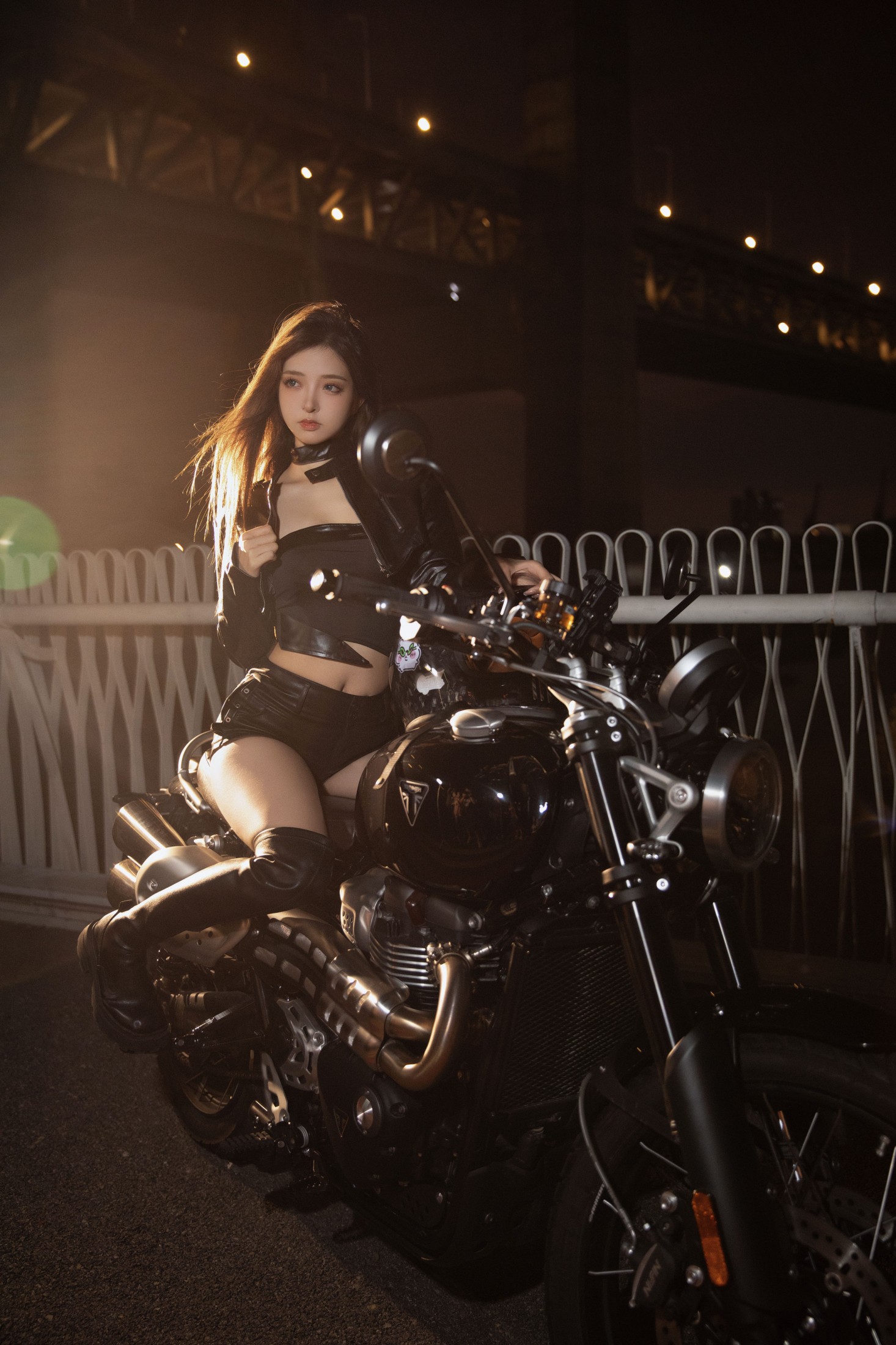 图片[1] - 呆萌琳 - 《机车美女》[20P] - 机器猫次元 - 机器猫次元