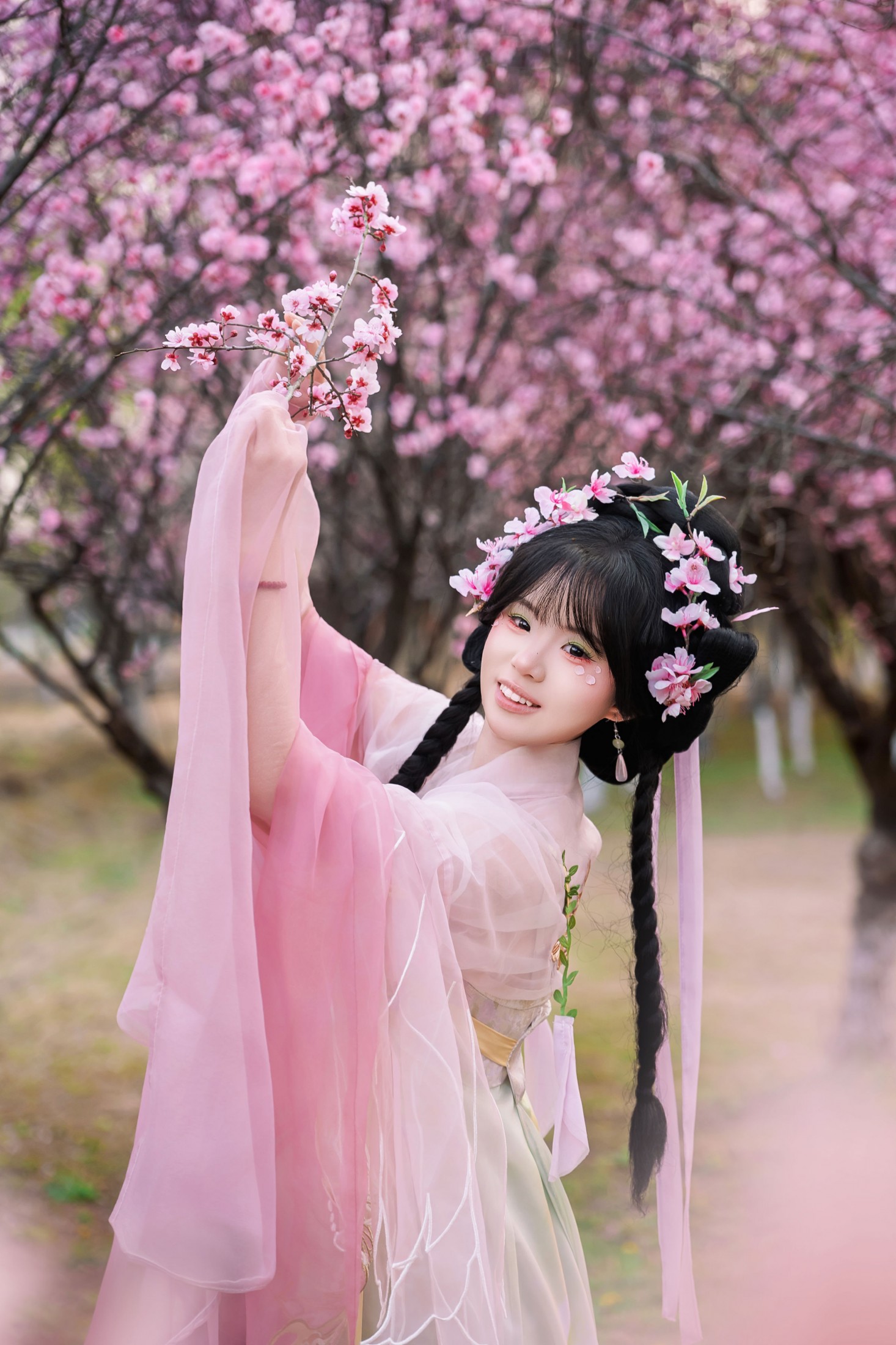 图片[4] - 珠珠 - 《春樱赴约，桃气少女》[10P] - 机器猫次元 - 机器猫次元