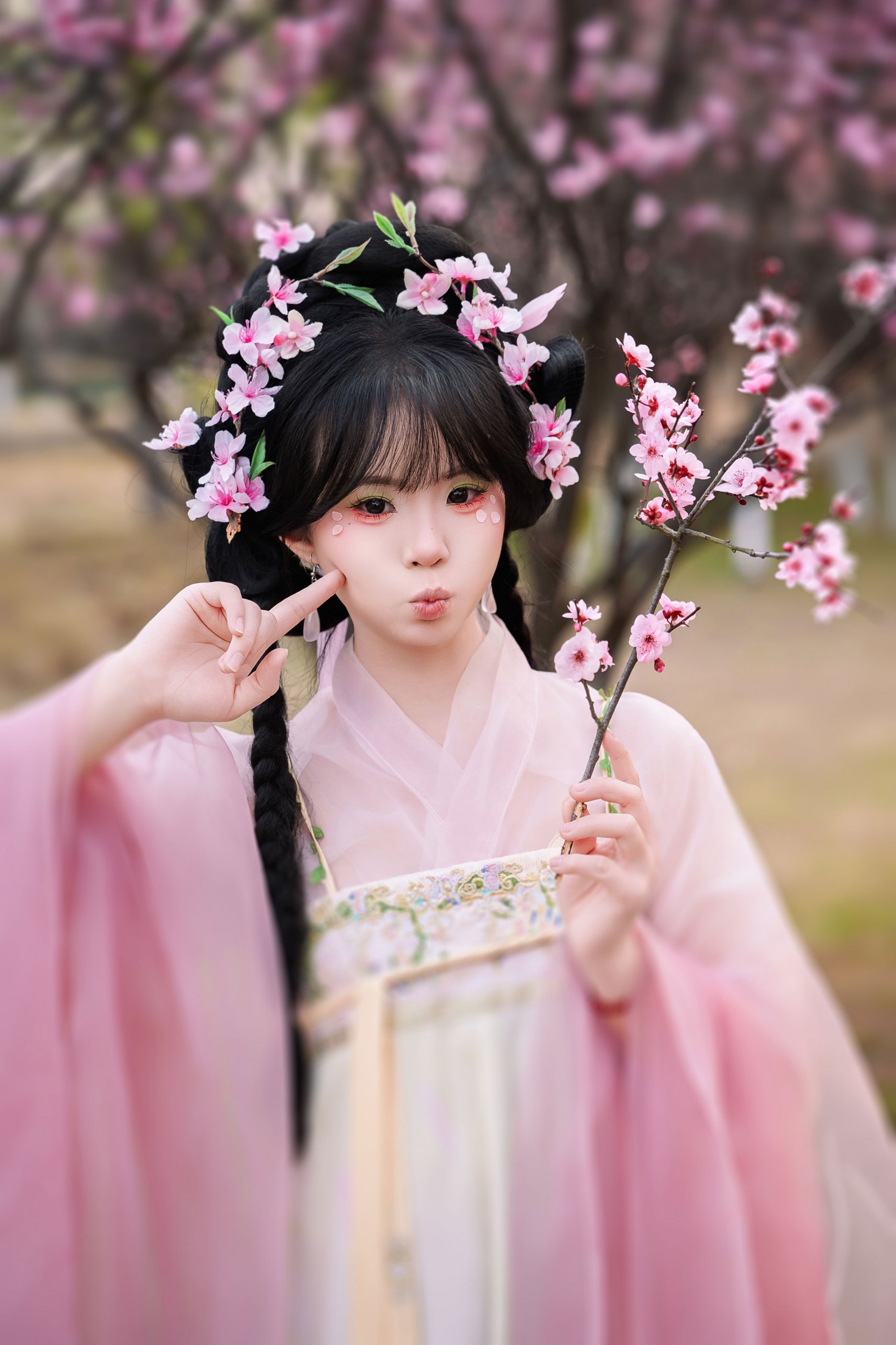 图片[3] - 珠珠 - 《春樱赴约，桃气少女》[10P] - 机器猫次元 - 机器猫次元