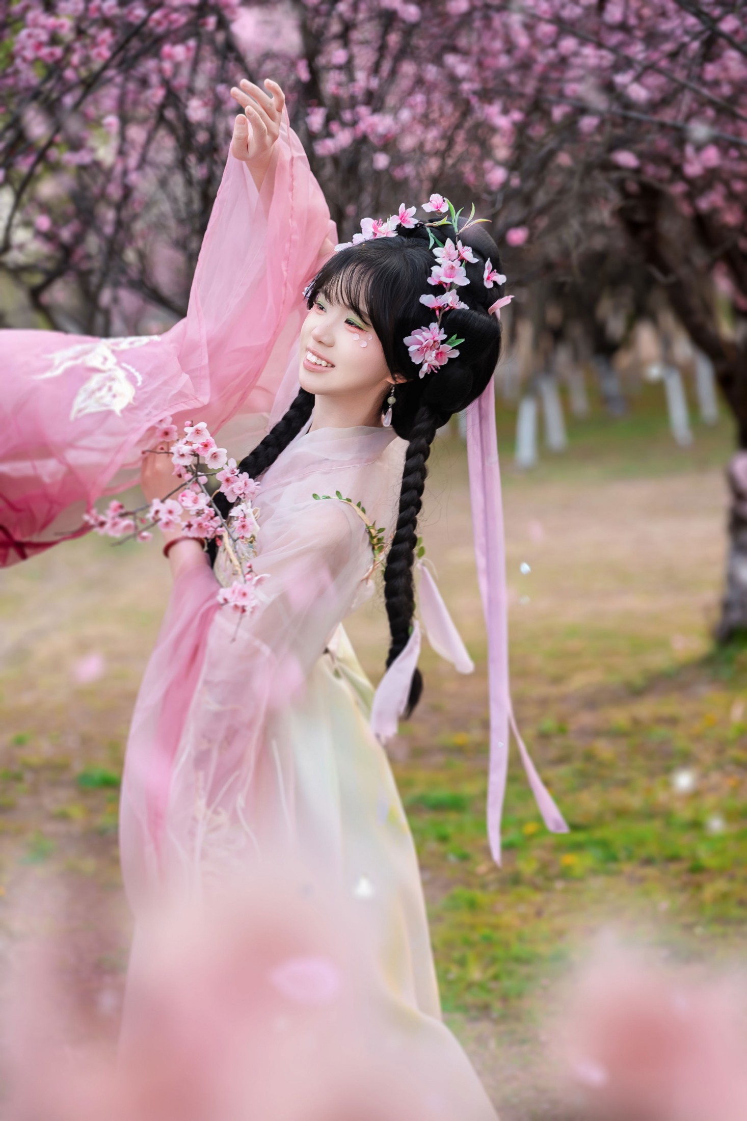 图片[2] - 珠珠 - 《春樱赴约，桃气少女》[10P] - 机器猫次元 - 机器猫次元