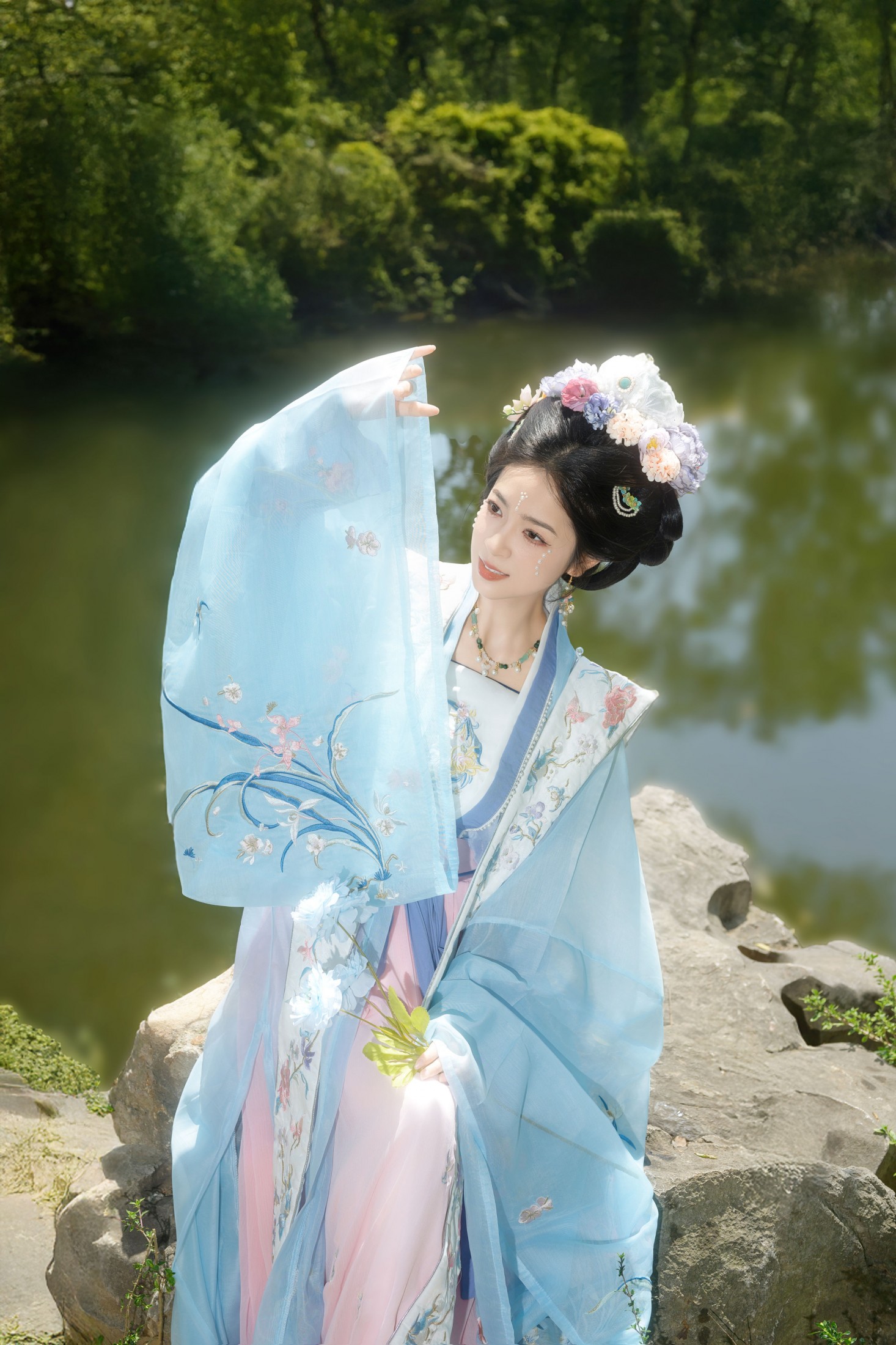 图片[3] - 《临水仙踪，一袭蓝韵》[12P] - 机器猫次元 - 机器猫次元