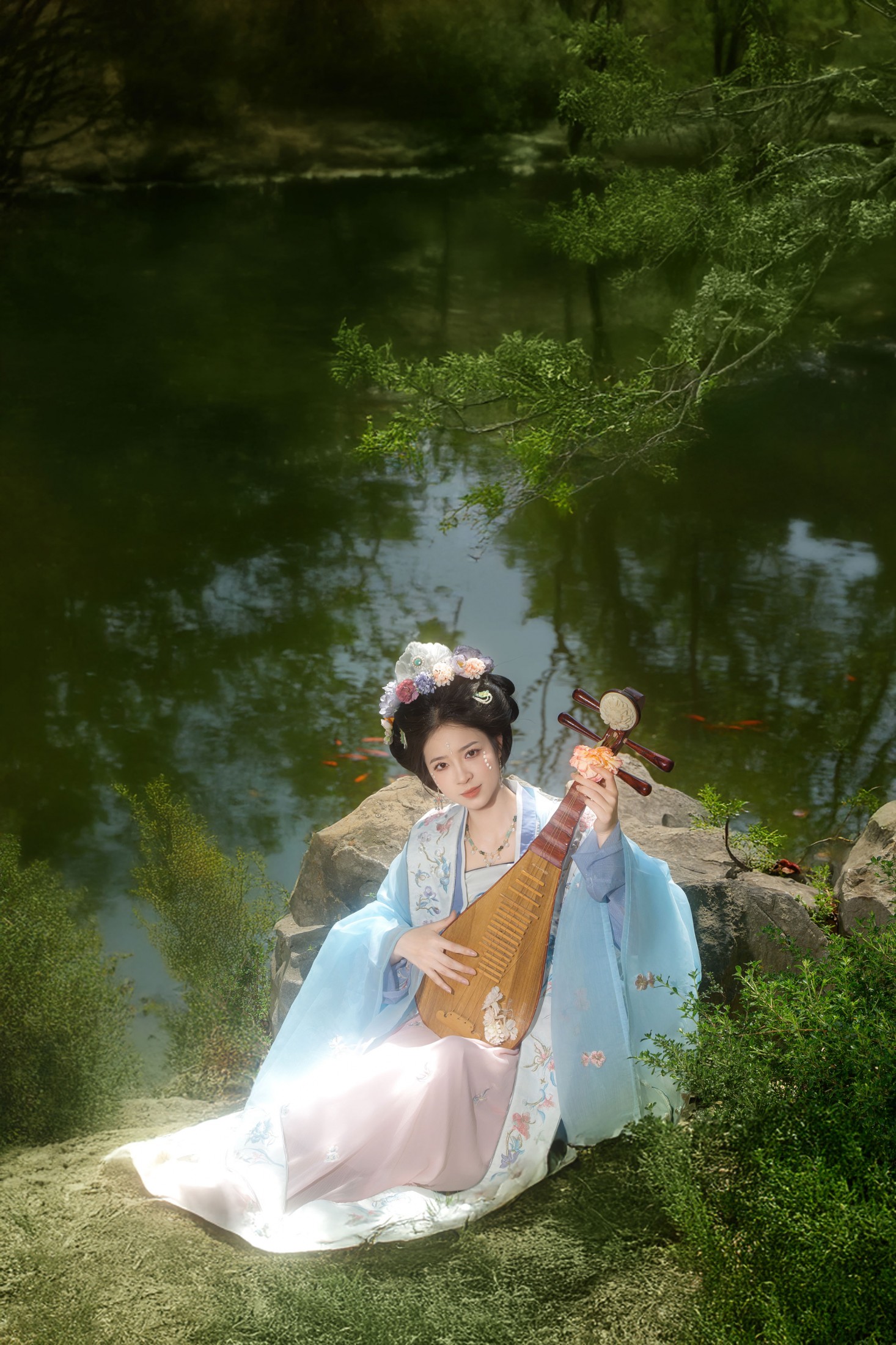 图片[4] - 《临水仙踪，一袭蓝韵》[12P] - 机器猫次元 - 机器猫次元