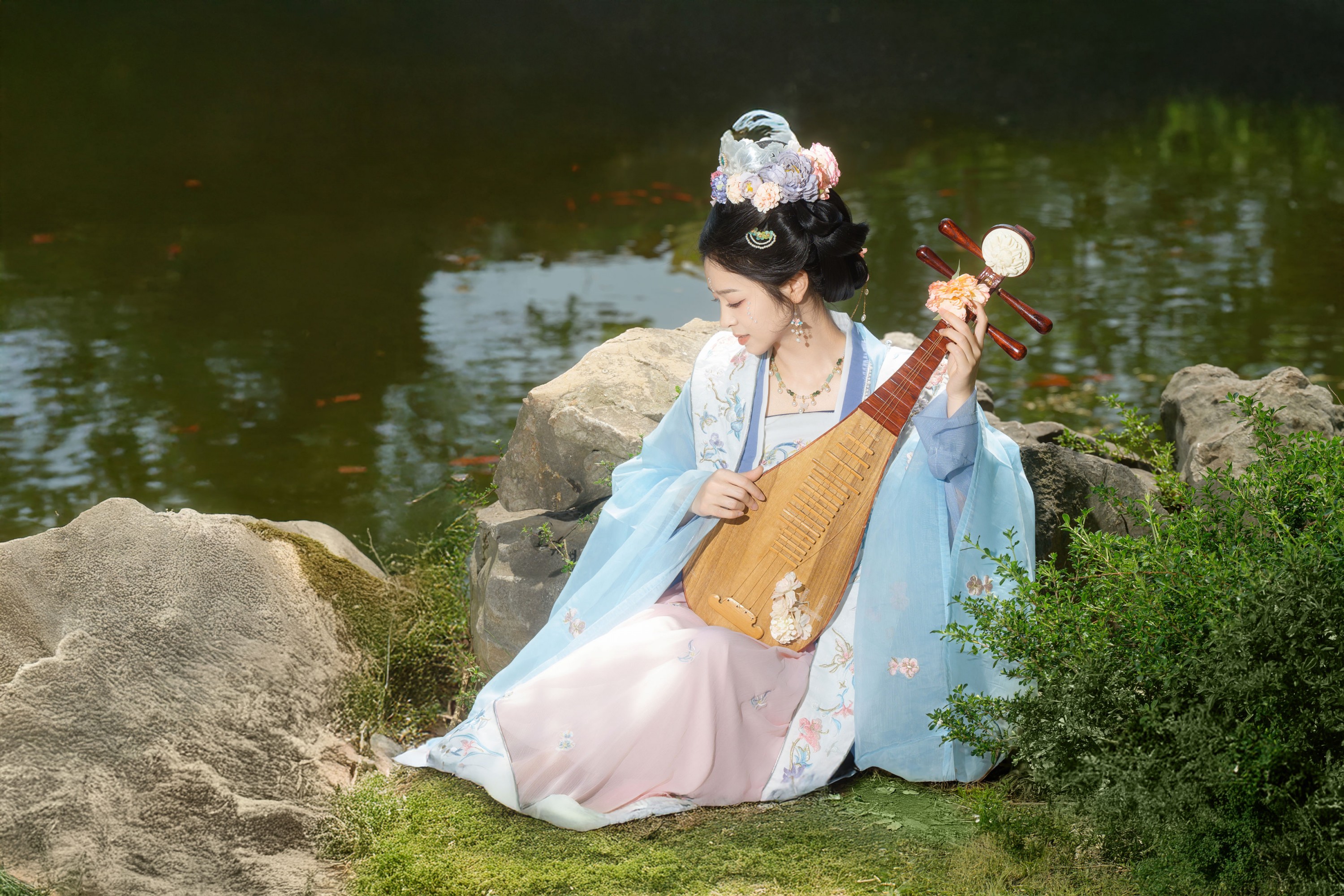 图片[5] - 《临水仙踪，一袭蓝韵》[12P] - 机器猫次元 - 机器猫次元