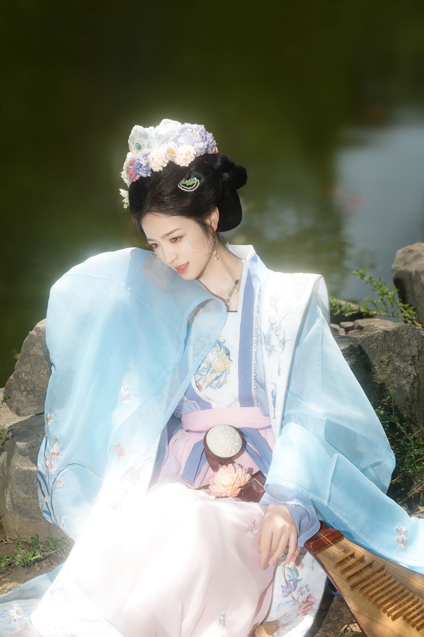 图片[6] - 《临水仙踪，一袭蓝韵》[12P] - 机器猫次元 - 机器猫次元