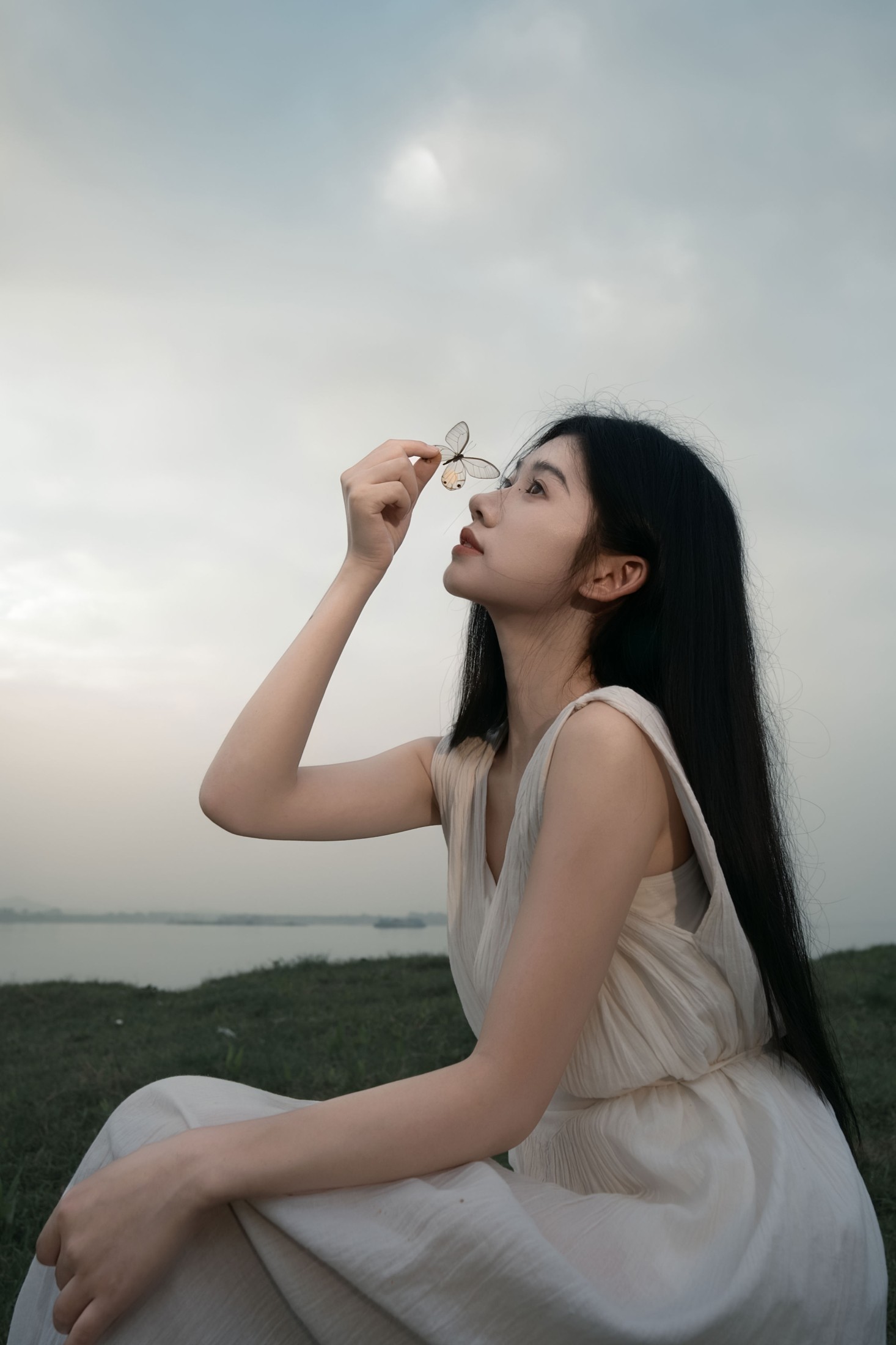 图片[4] - 《日暮湖畔｜氛围感情绪写真》[17P] - 机器猫次元 - 机器猫次元