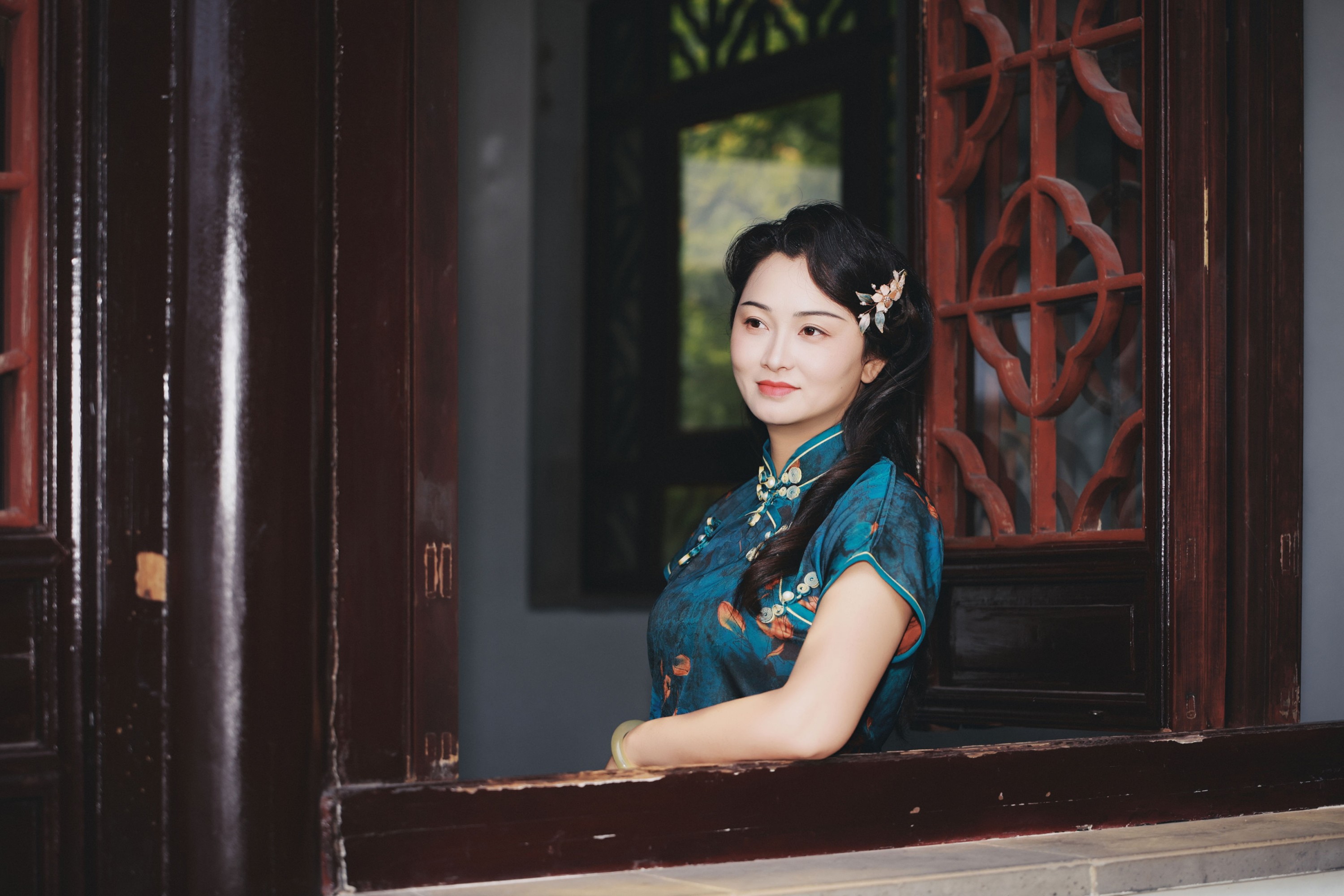 图片[1] - 《一阕旗袍，半盏江南》[9P] - 机器猫次元 - 机器猫次元