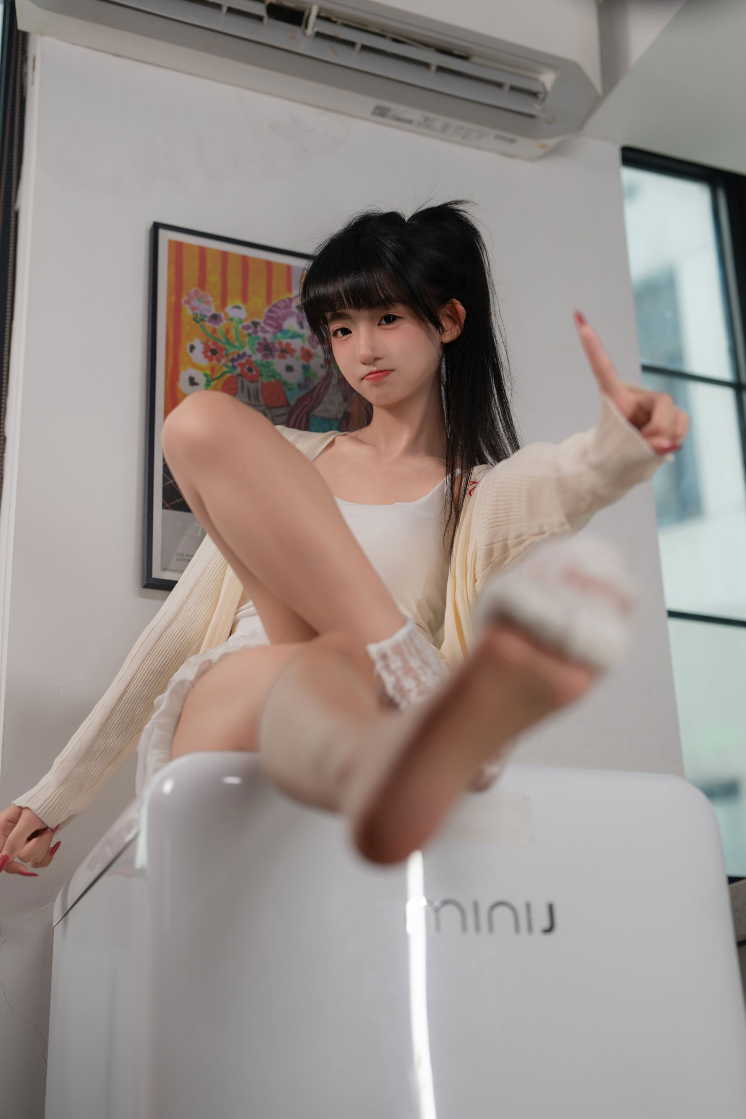 图片[1] - 《居家纯欲 蕾丝袜》[35P] - 机器猫次元 - 机器猫次元