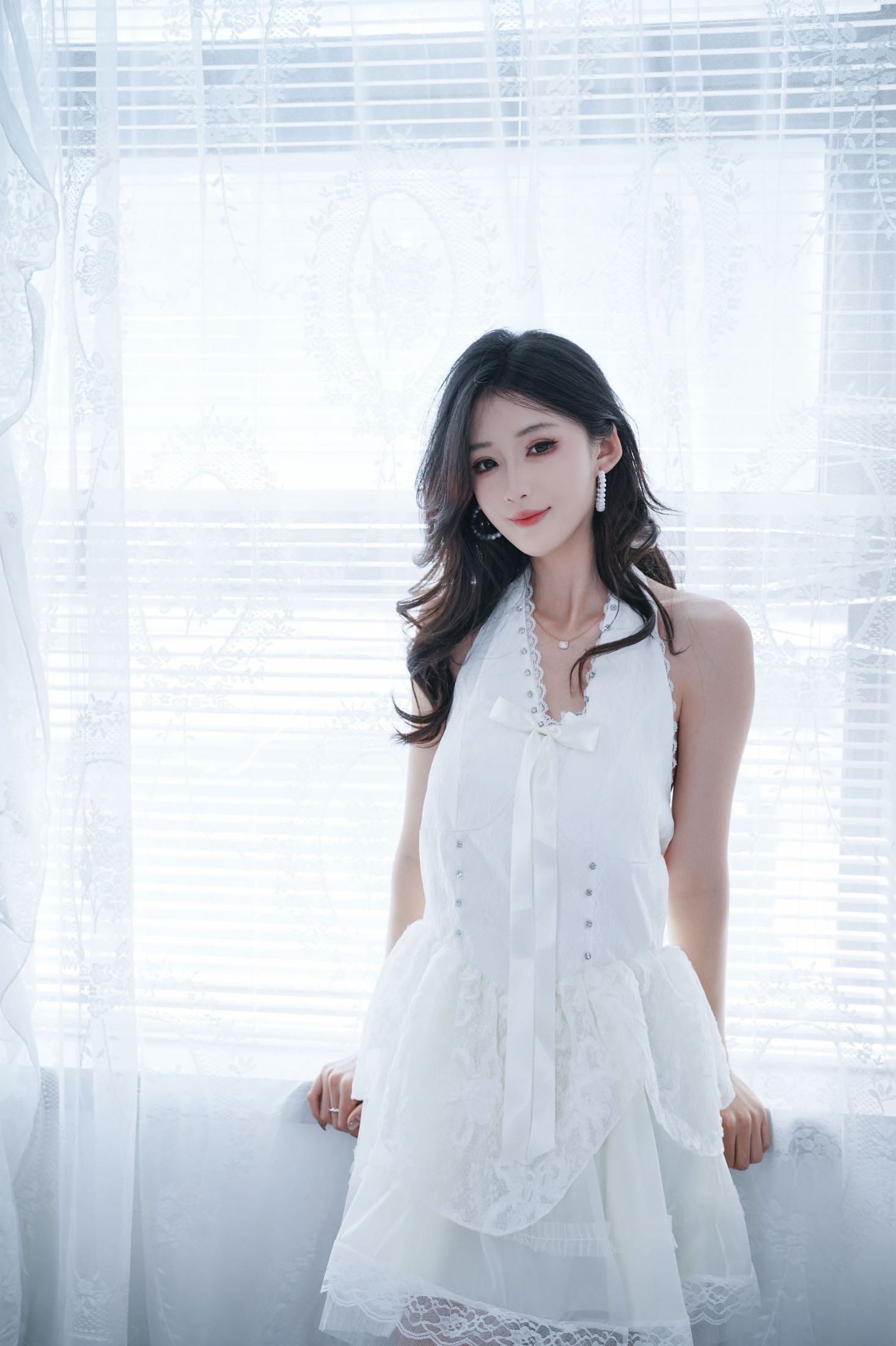 图片[2] - 《挂脖蕾丝裙・卧室柔光》[62P] - 机器猫次元 - 机器猫次元
