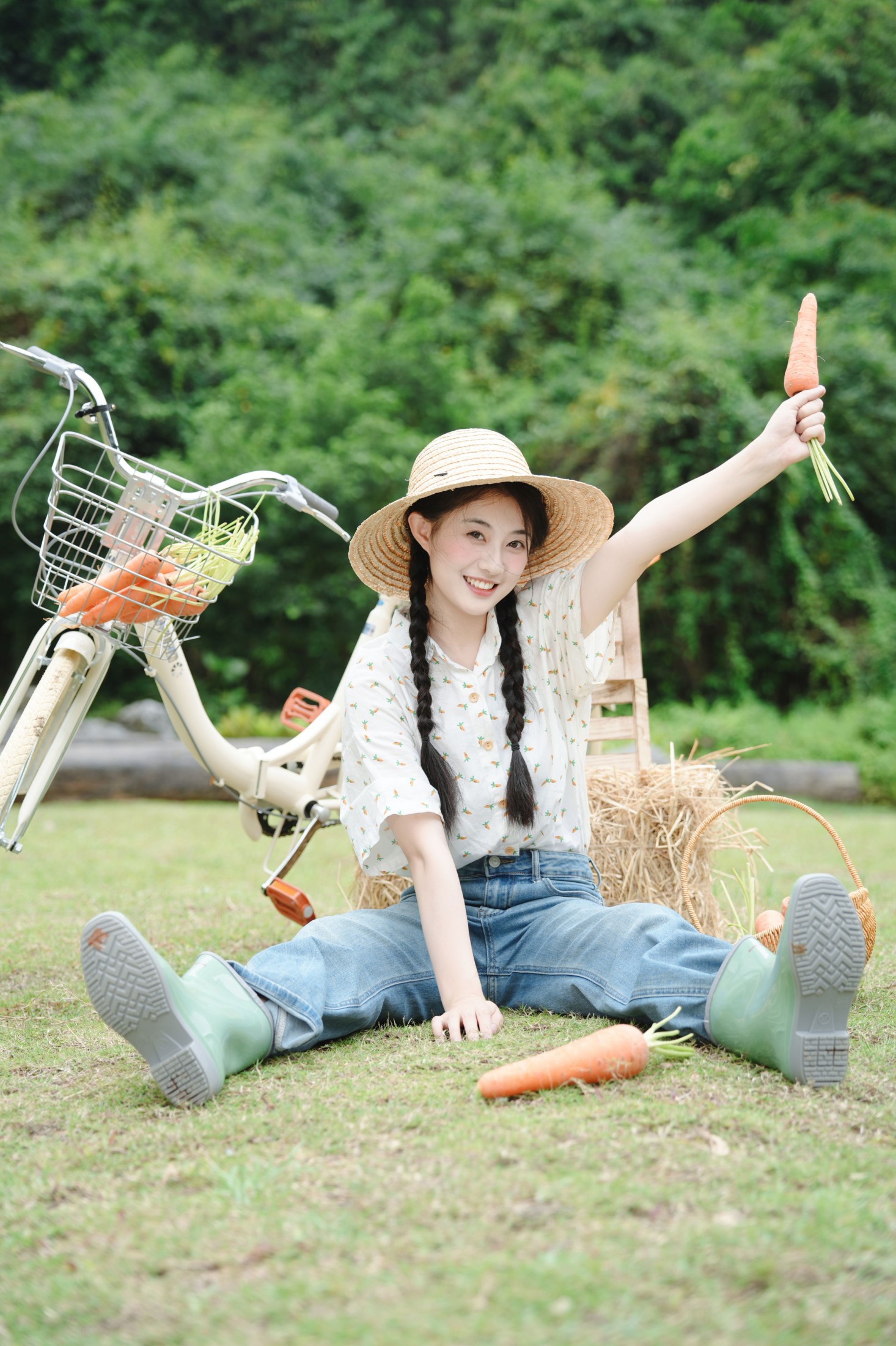 图片[1] - 《牧场中的可爱女孩》[12P] - 机器猫次元 - 机器猫次元