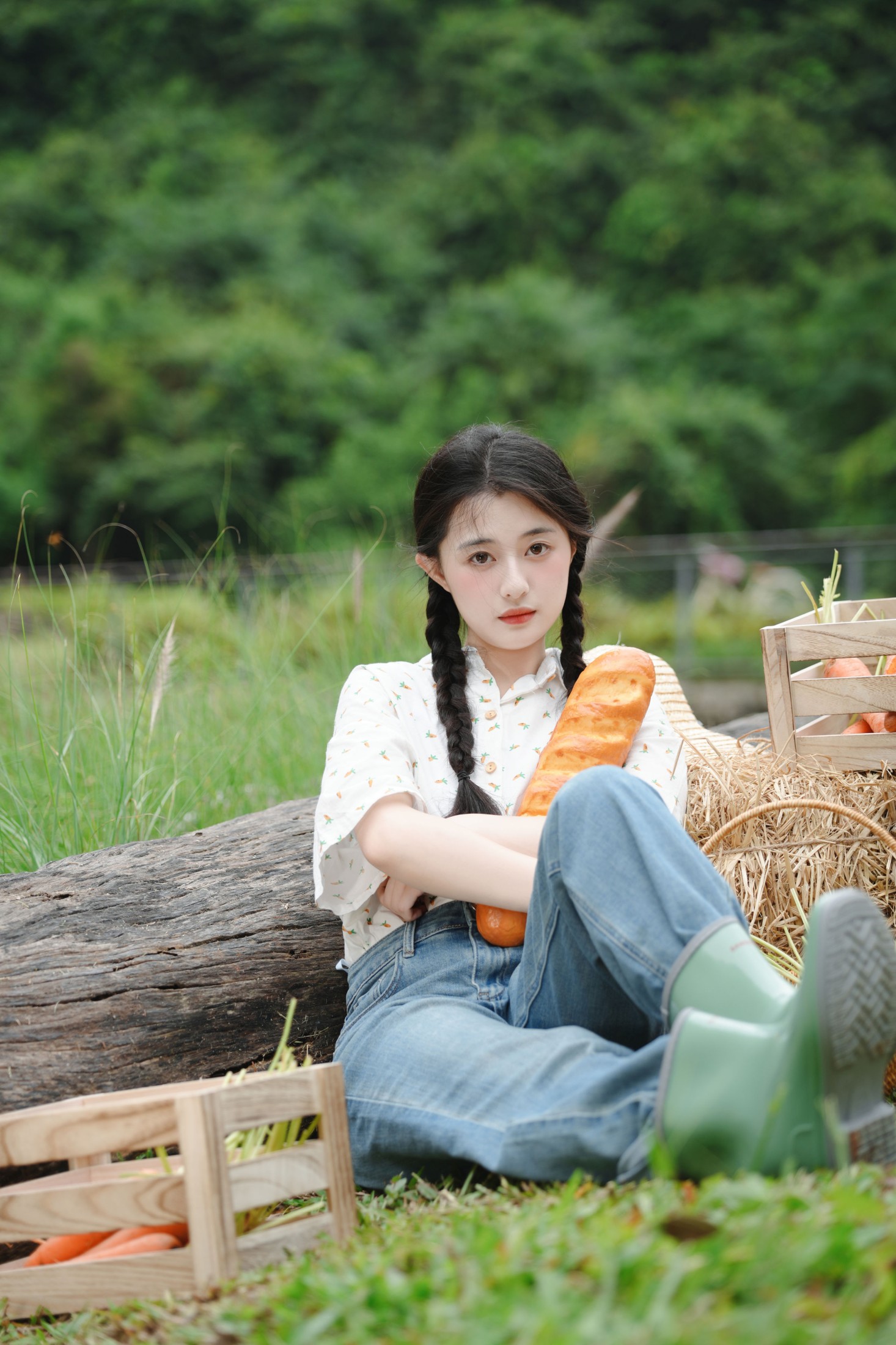 图片[8] - 《牧场中的可爱女孩》[12P] - 机器猫次元 - 机器猫次元
