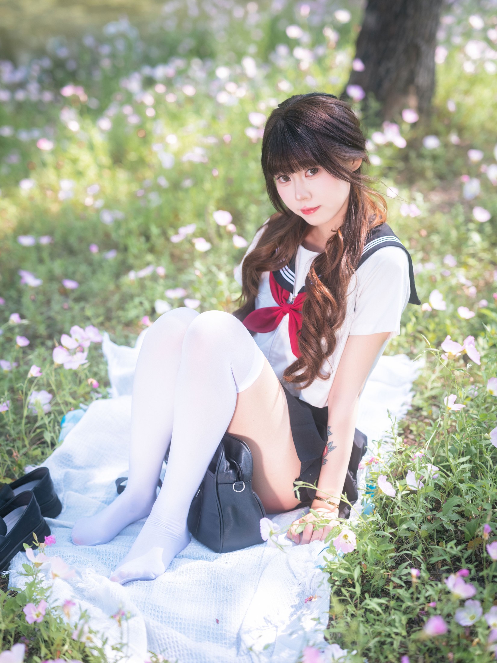 图片[2] - 《月见花海JK少女》[50P] - 机器猫次元 - 机器猫次元
