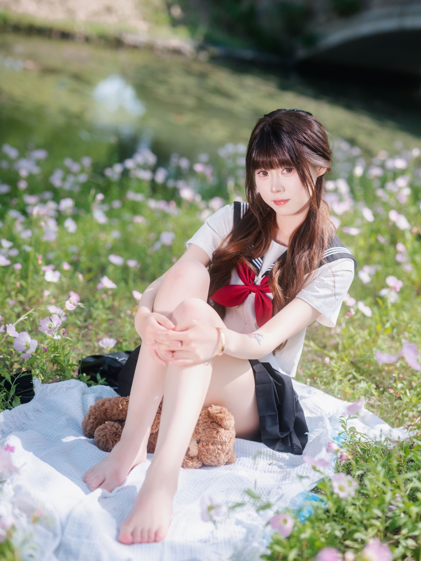 图片[8] - 《月见花海JK少女》[50P] - 机器猫次元 - 机器猫次元