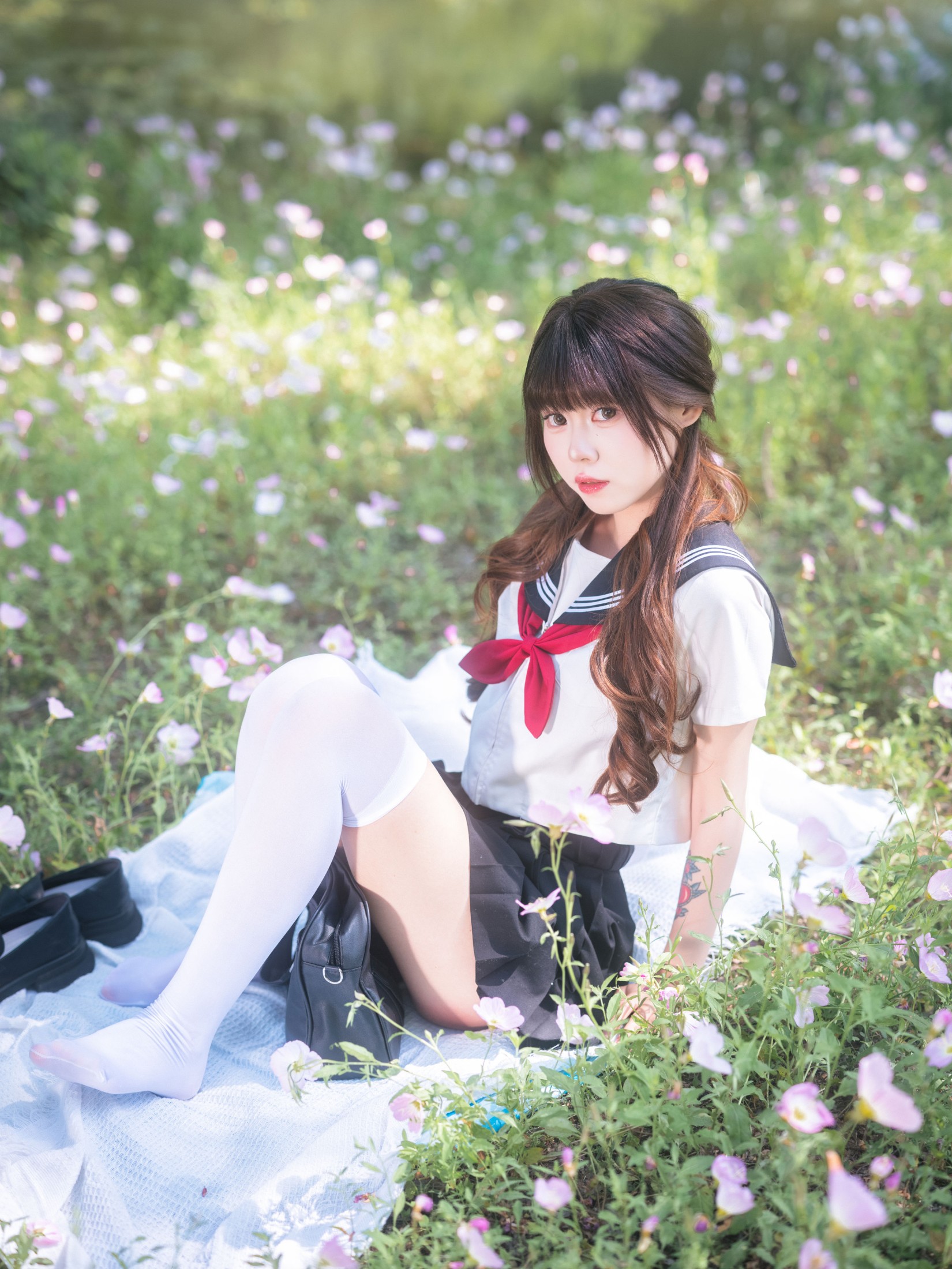 图片[3] - 《月见花海JK少女》[50P] - 机器猫次元 - 机器猫次元