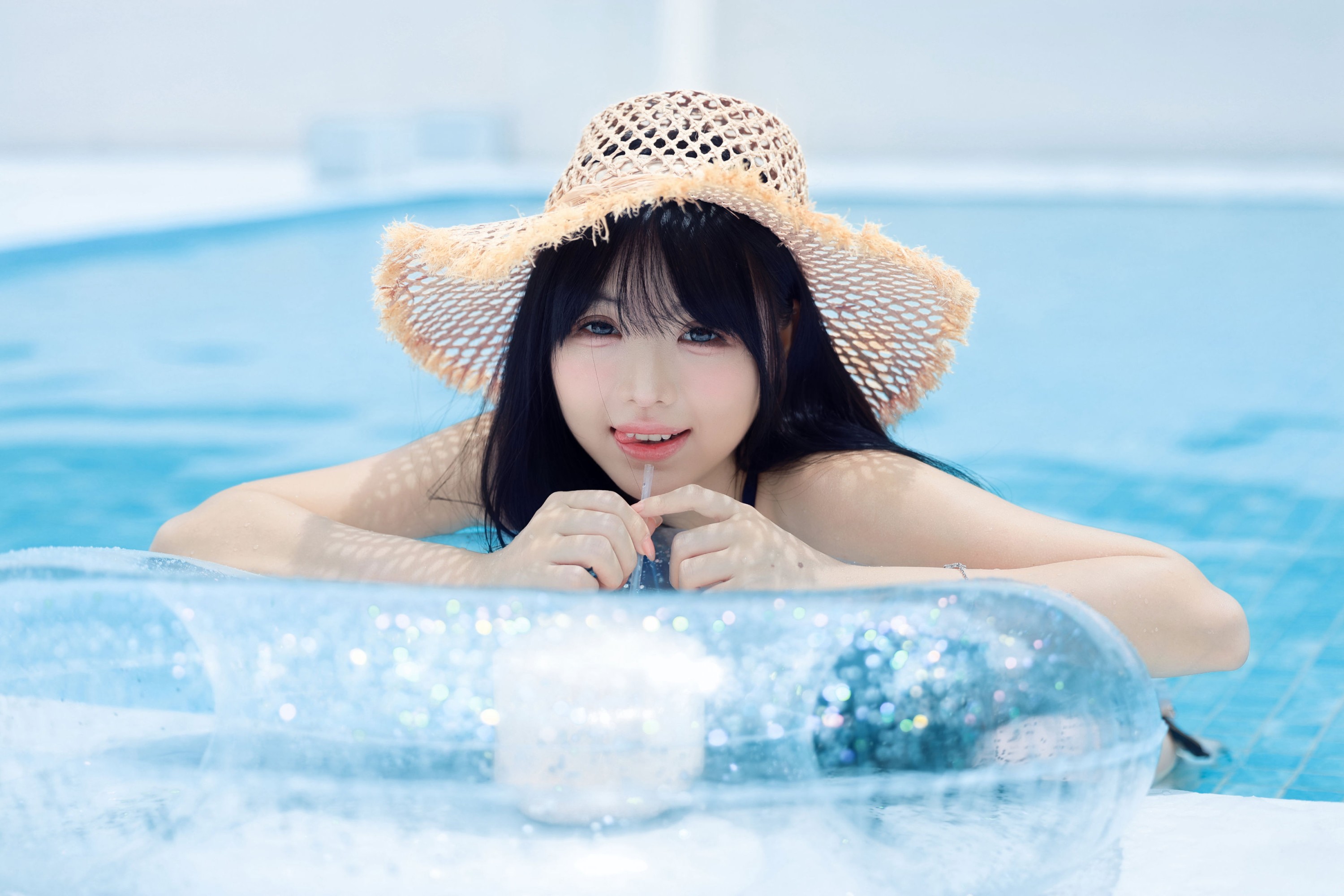 图片[6] - 《夏天的快乐，是泳池、椰子和草帽给的》[17P] - 机器猫次元 - 机器猫次元