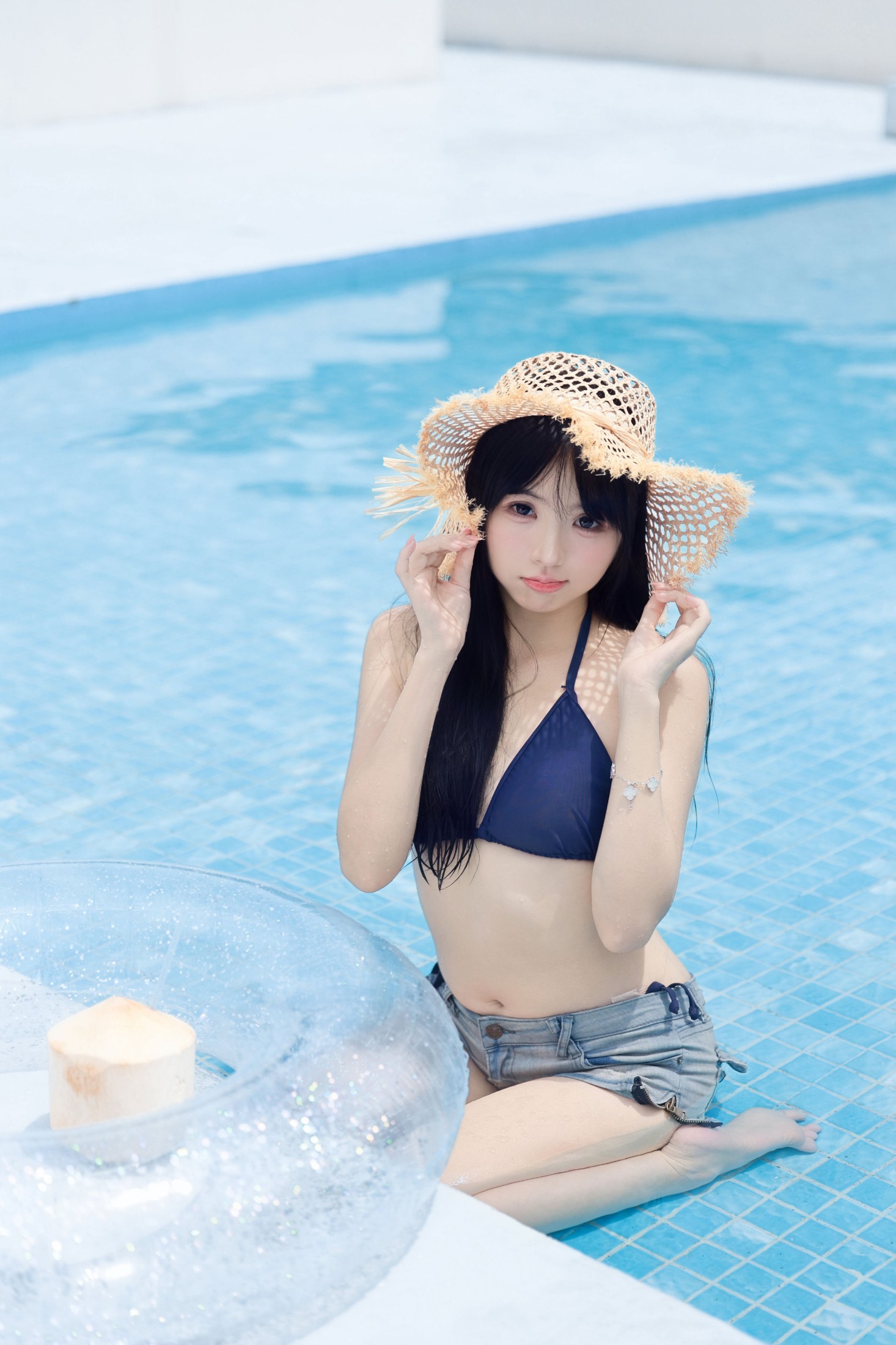 图片[3] - 《夏天的快乐，是泳池、椰子和草帽给的》[17P] - 机器猫次元 - 机器猫次元