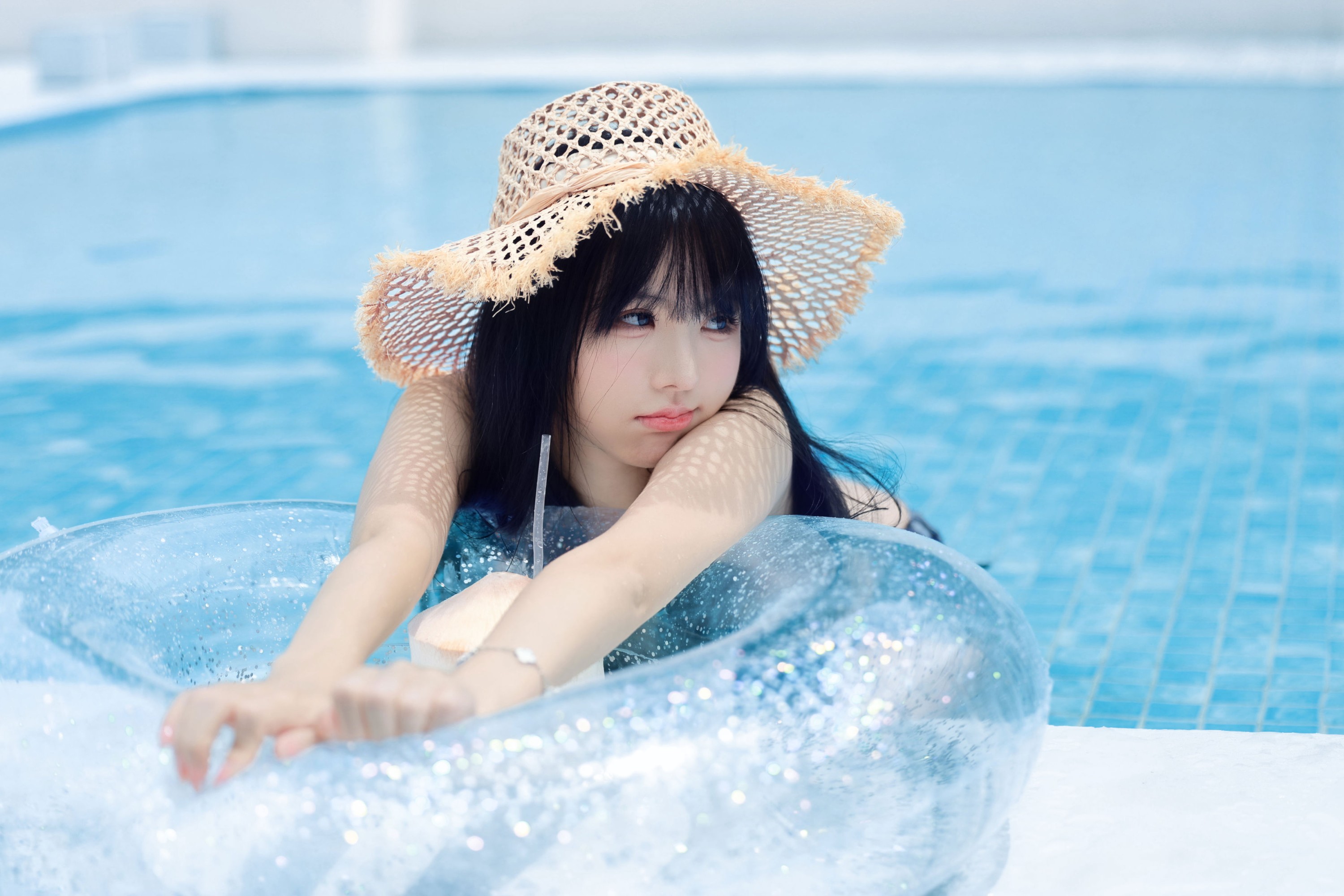 图片[8] - 《夏天的快乐，是泳池、椰子和草帽给的》[17P] - 机器猫次元 - 机器猫次元