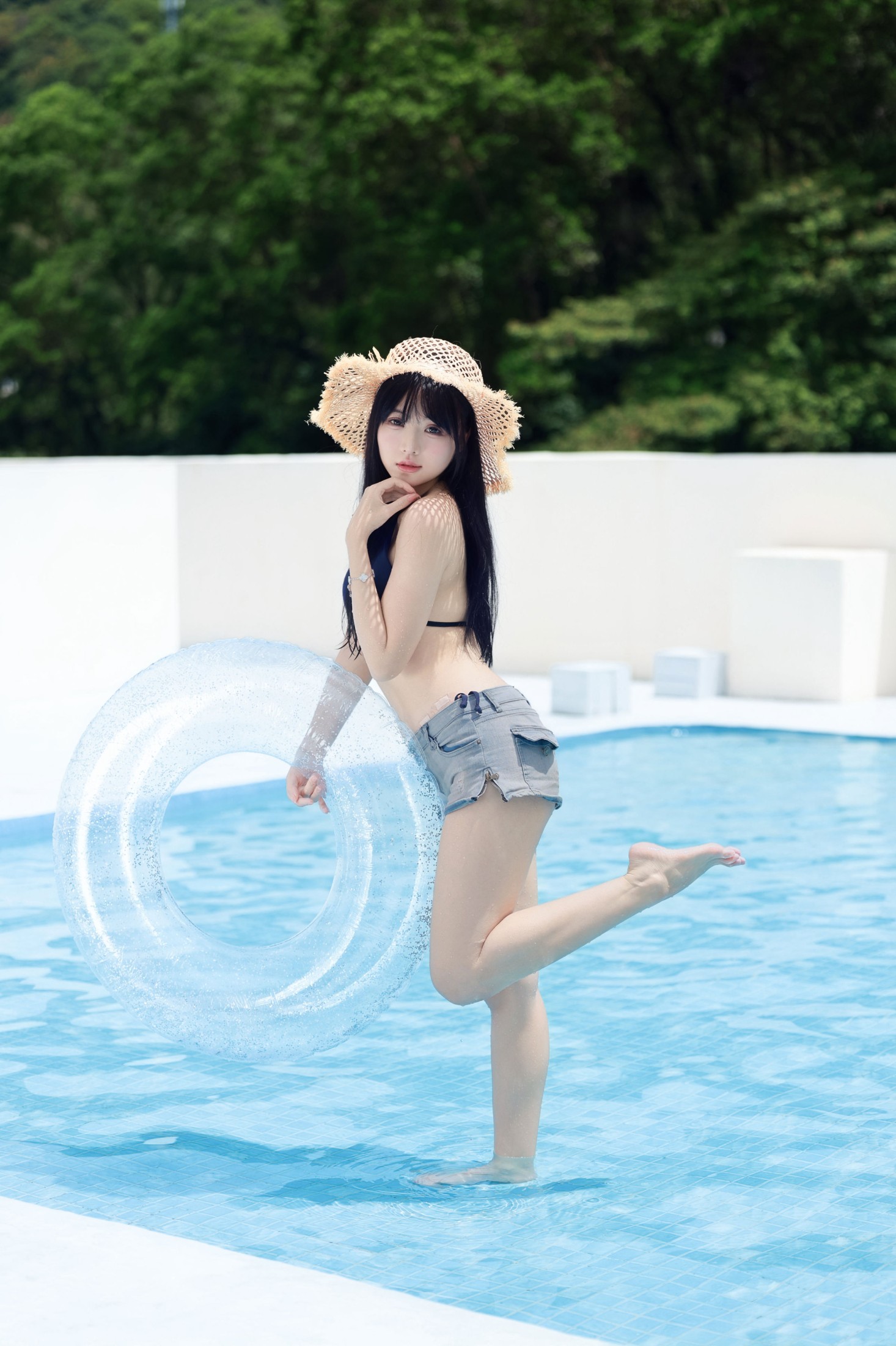 图片[4] - 《夏天的快乐，是泳池、椰子和草帽给的》[17P] - 机器猫次元 - 机器猫次元