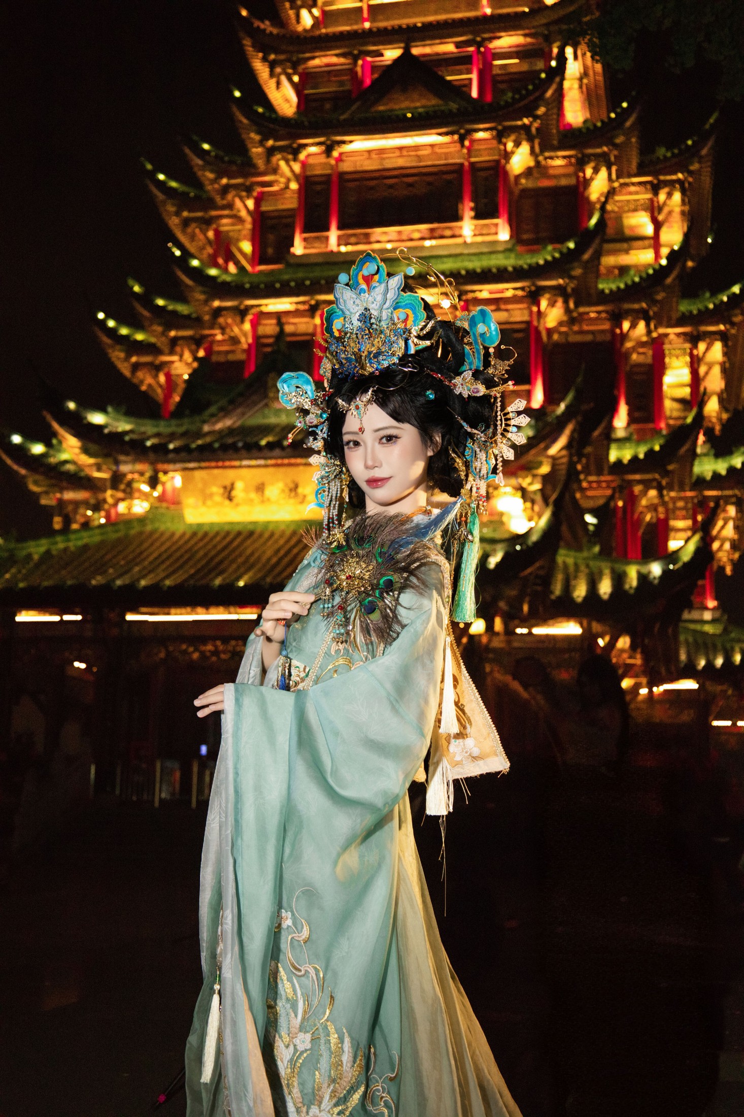图片[2] - 《古楼灯影摇，青衣映月来》[12P] - 机器猫次元 - 机器猫次元
