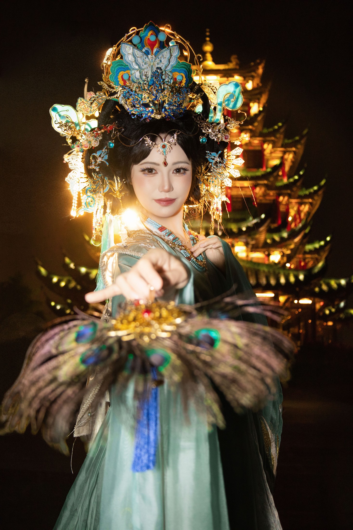 图片[1] - 《古楼灯影摇，青衣映月来》[12P] - 机器猫次元 - 机器猫次元