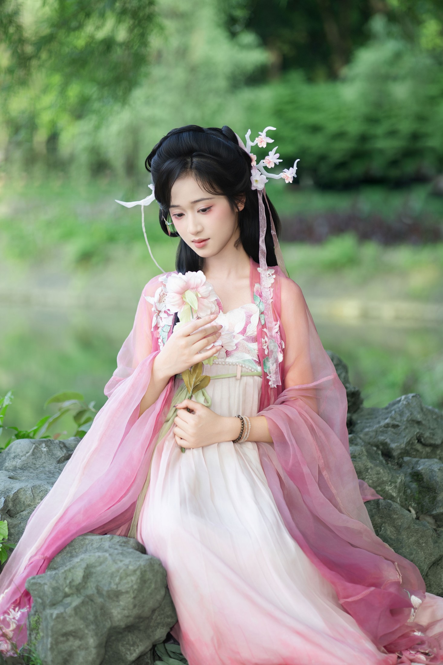 图片[1] - 《 柳叶垂波，桃花照影，不负人间四月天》[18P] - 机器猫次元 - 机器猫次元