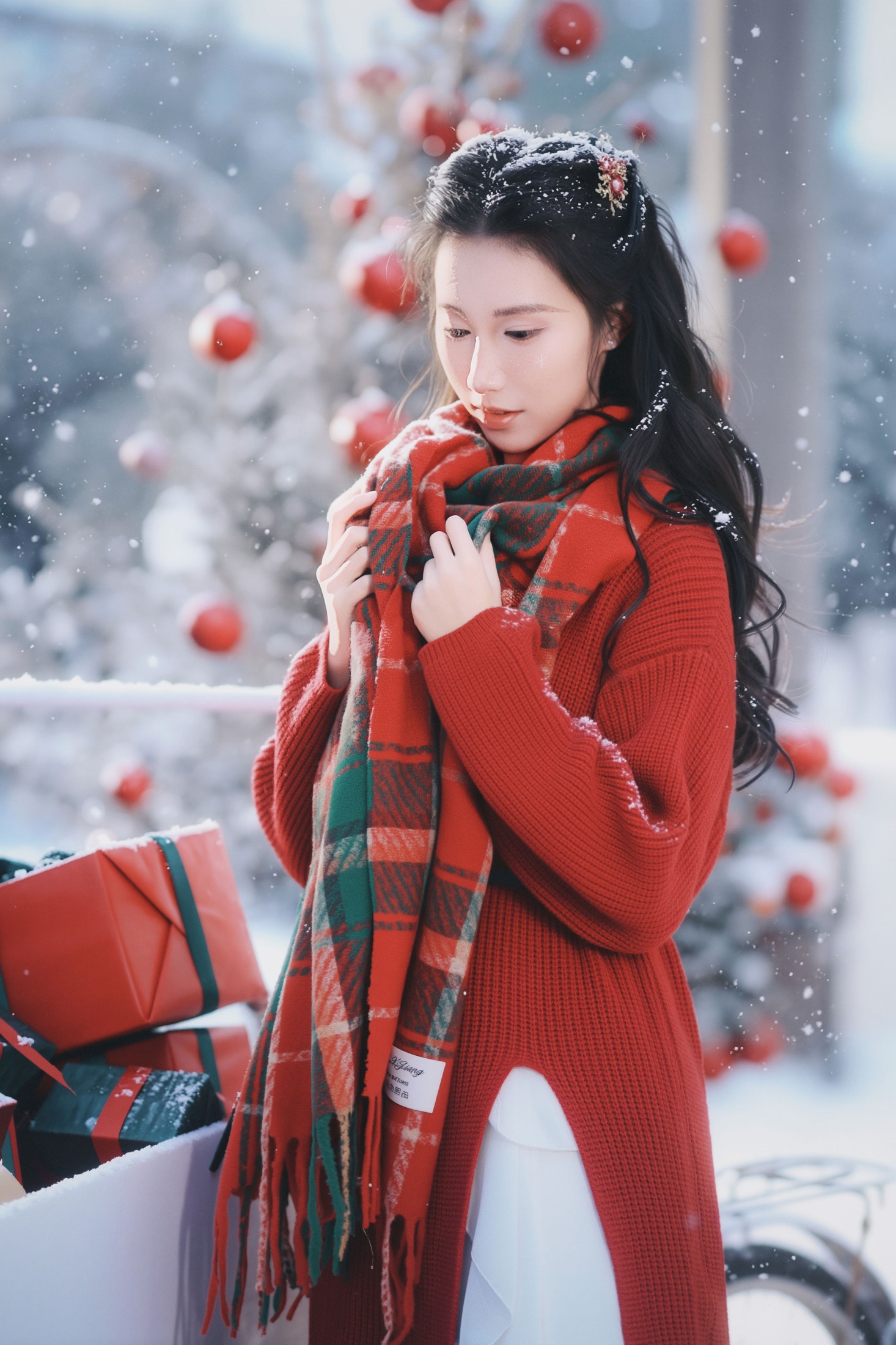 图片[2] - 《白色圣诞·冬日限定的温柔女神》[10P] - 机器猫次元 - 机器猫次元