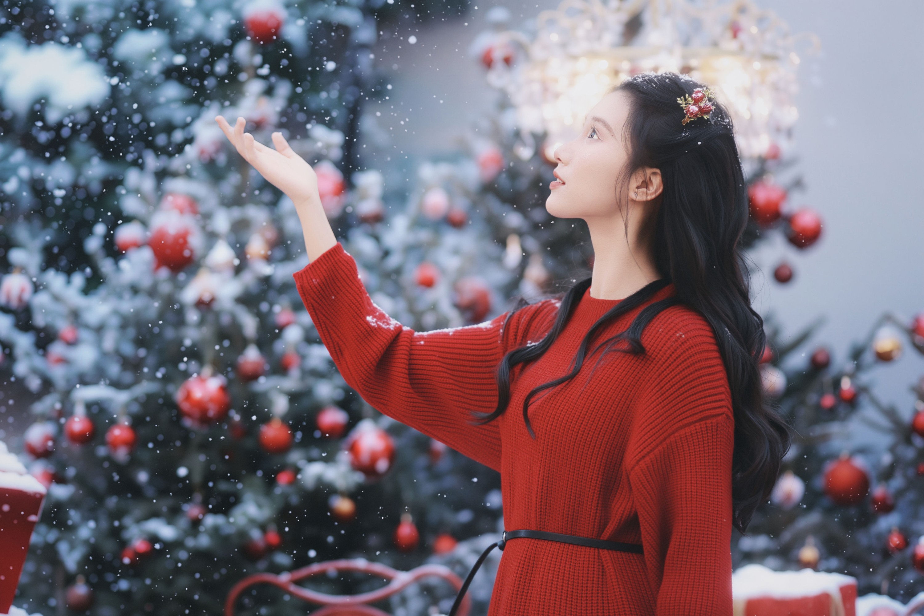 图片[1] - 《白色圣诞·冬日限定的温柔女神》[10P] - 机器猫次元 - 机器猫次元