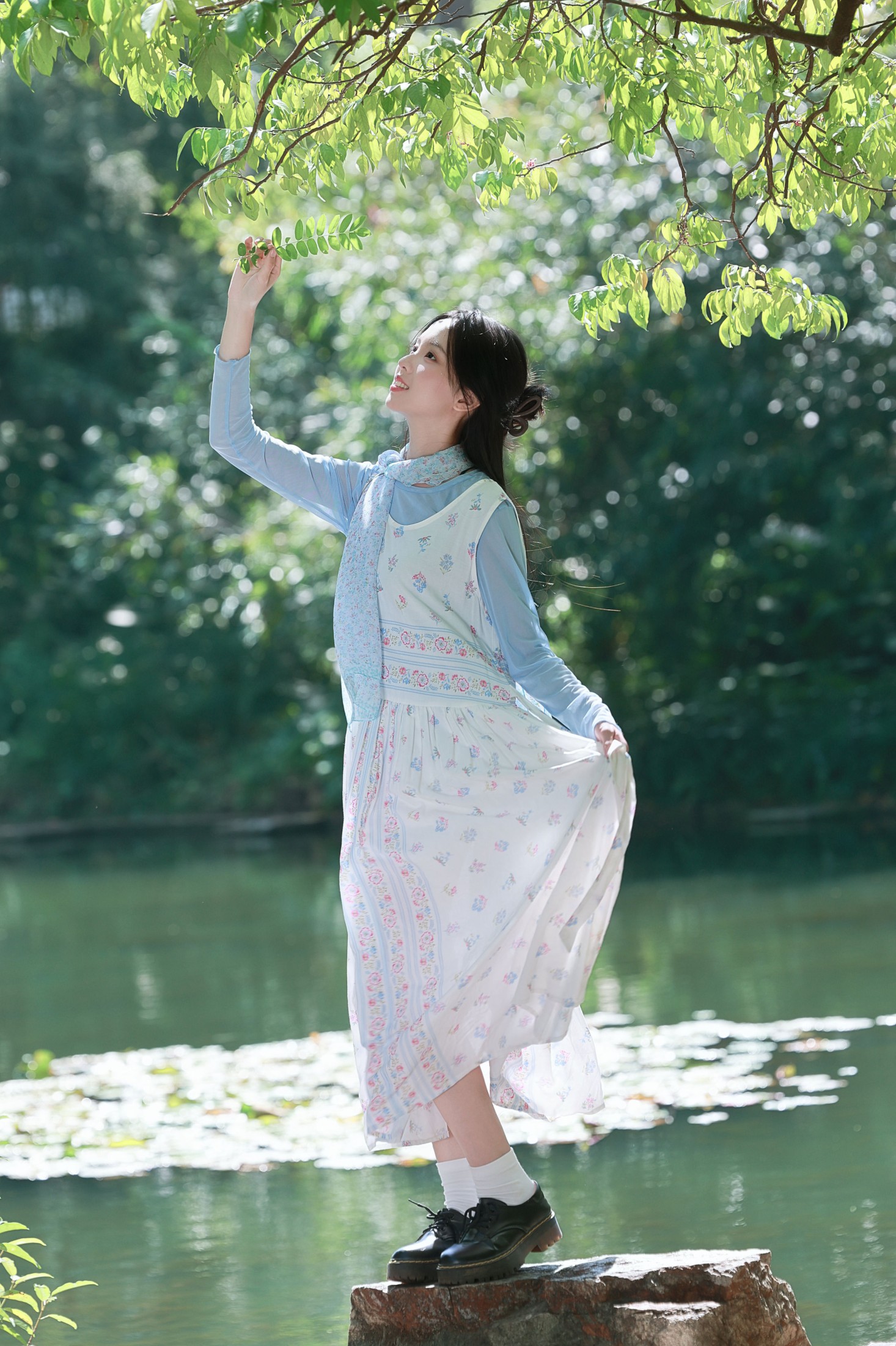 图片[4] - 《春日氧气感｜在湖边做一次大自然的女儿》[38P] - 机器猫次元 - 机器猫次元