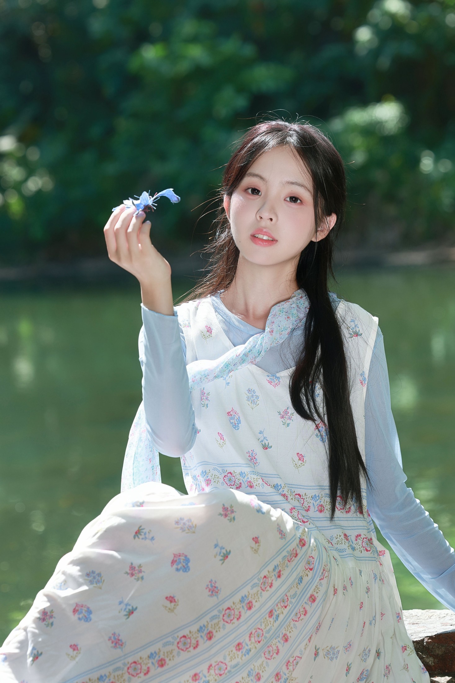图片[1] - 《春日氧气感｜在湖边做一次大自然的女儿》[38P] - 机器猫次元 - 机器猫次元