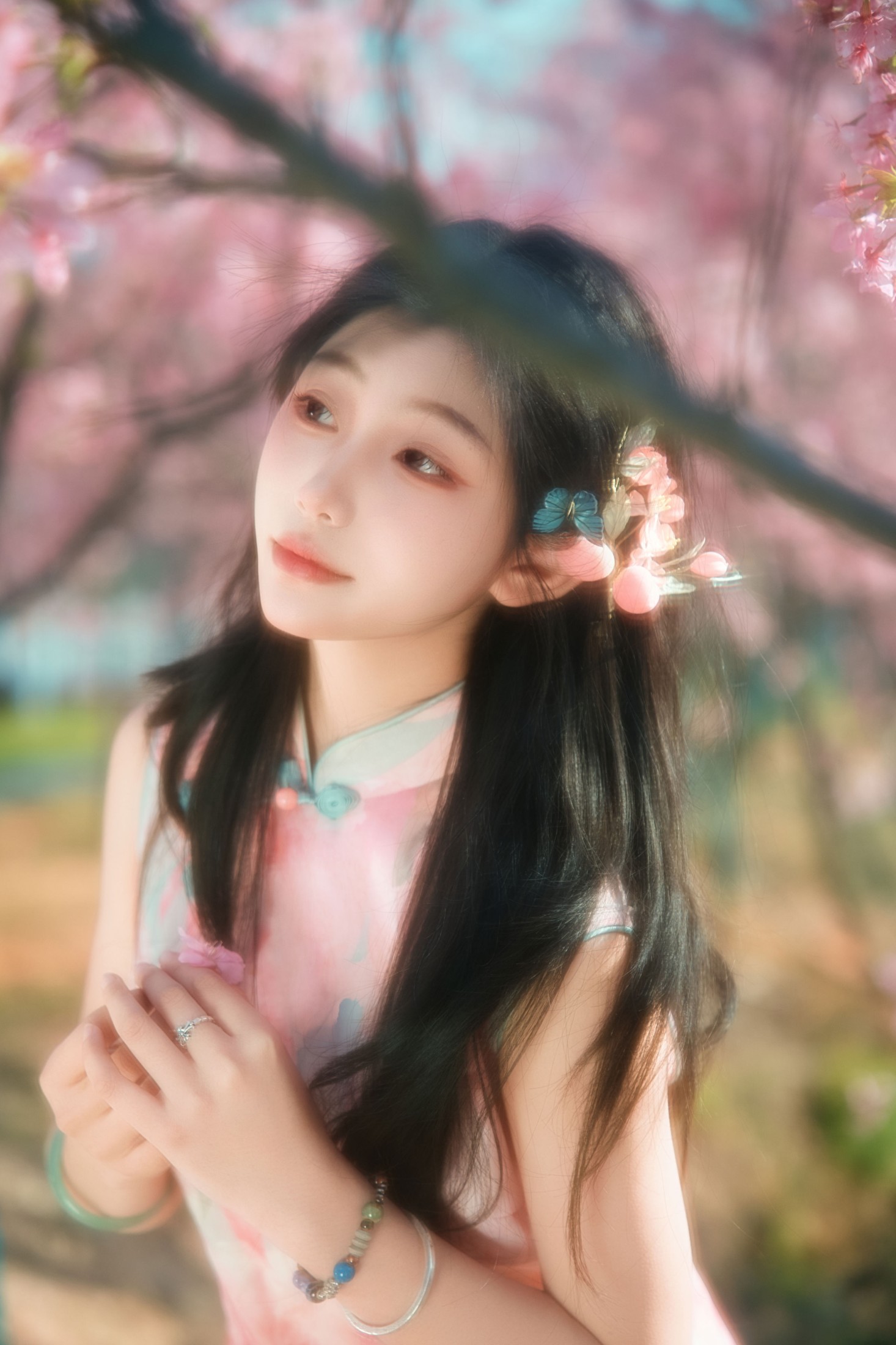图片[1] - 《樱花与旗袍》[14P] - 机器猫次元 - 机器猫次元