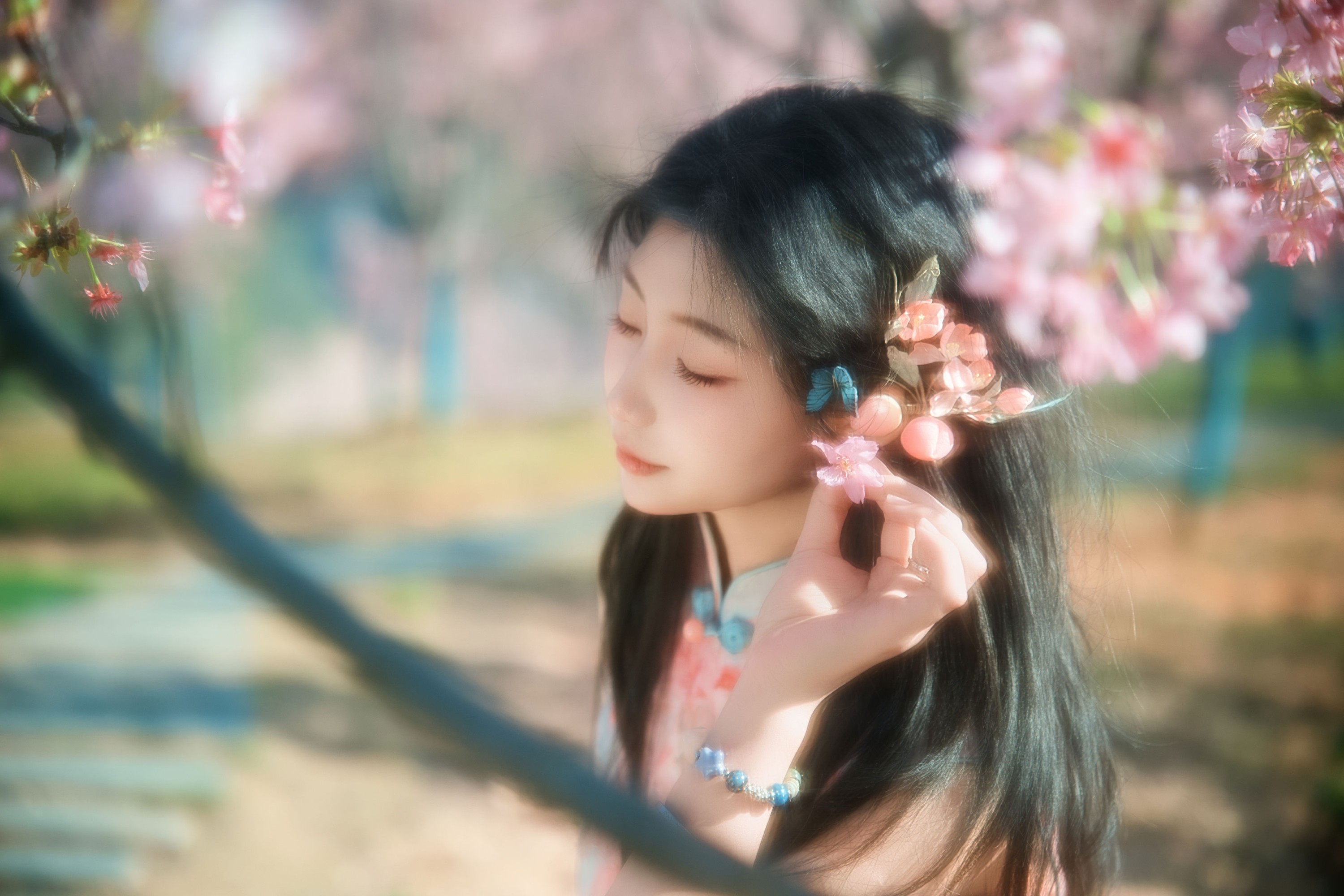 图片[2] - 《樱花与旗袍》[14P] - 机器猫次元 - 机器猫次元