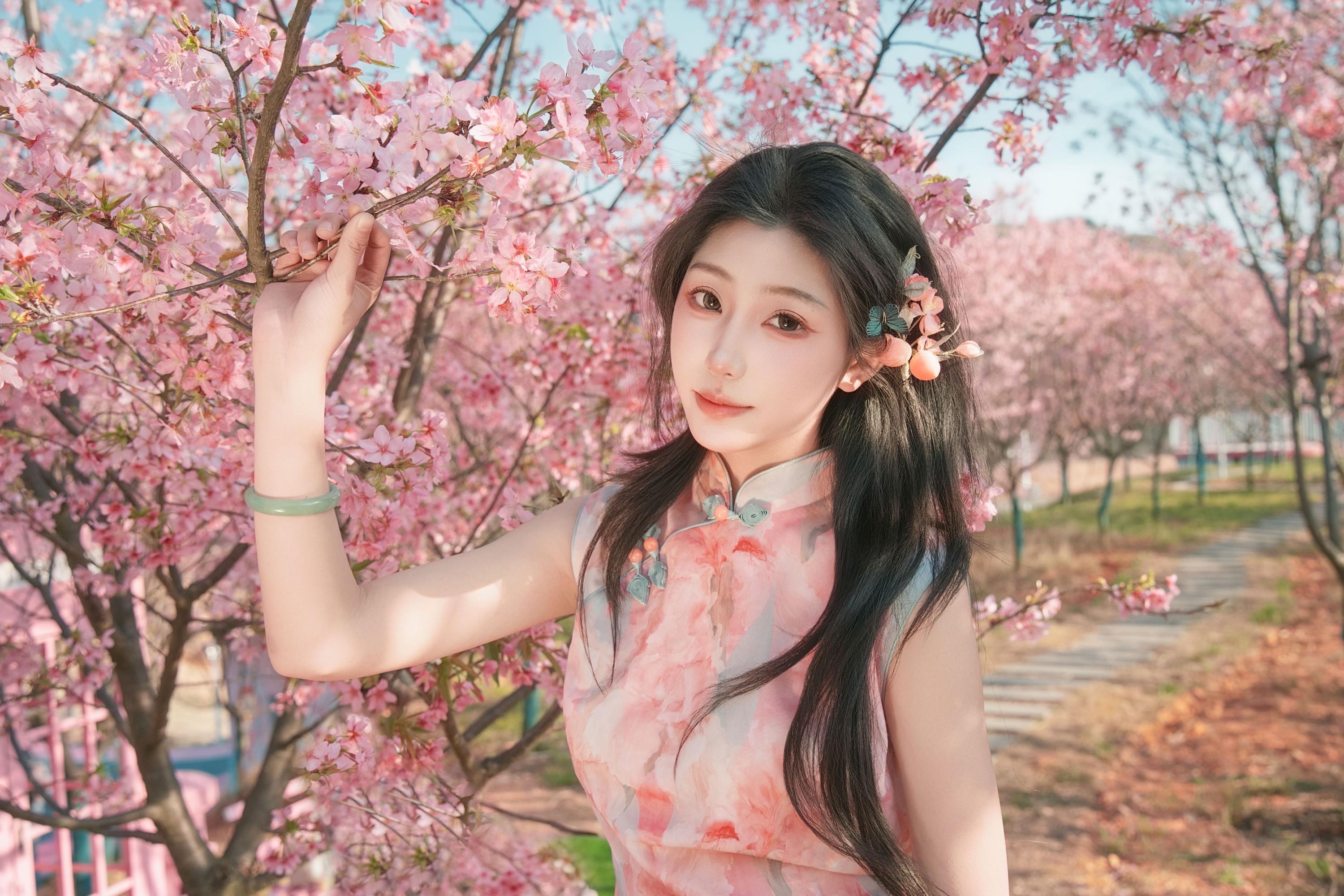 图片[8] - 《樱花与旗袍》[14P] - 机器猫次元 - 机器猫次元