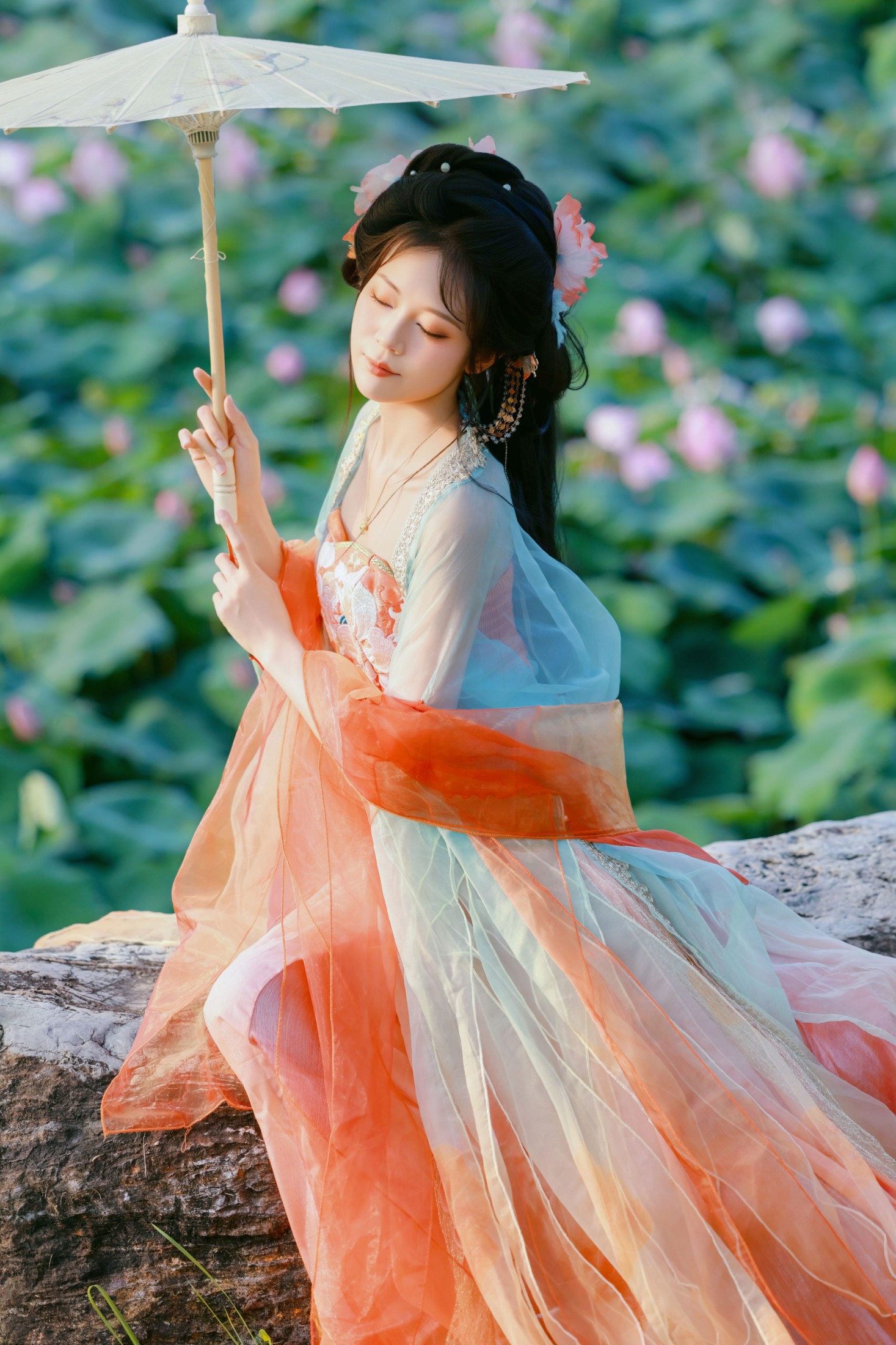 图片[2] - 《荷风送香，仙裙摇曳，赴一场夏日荷塘之约》[9P] - 机器猫次元 - 机器猫次元