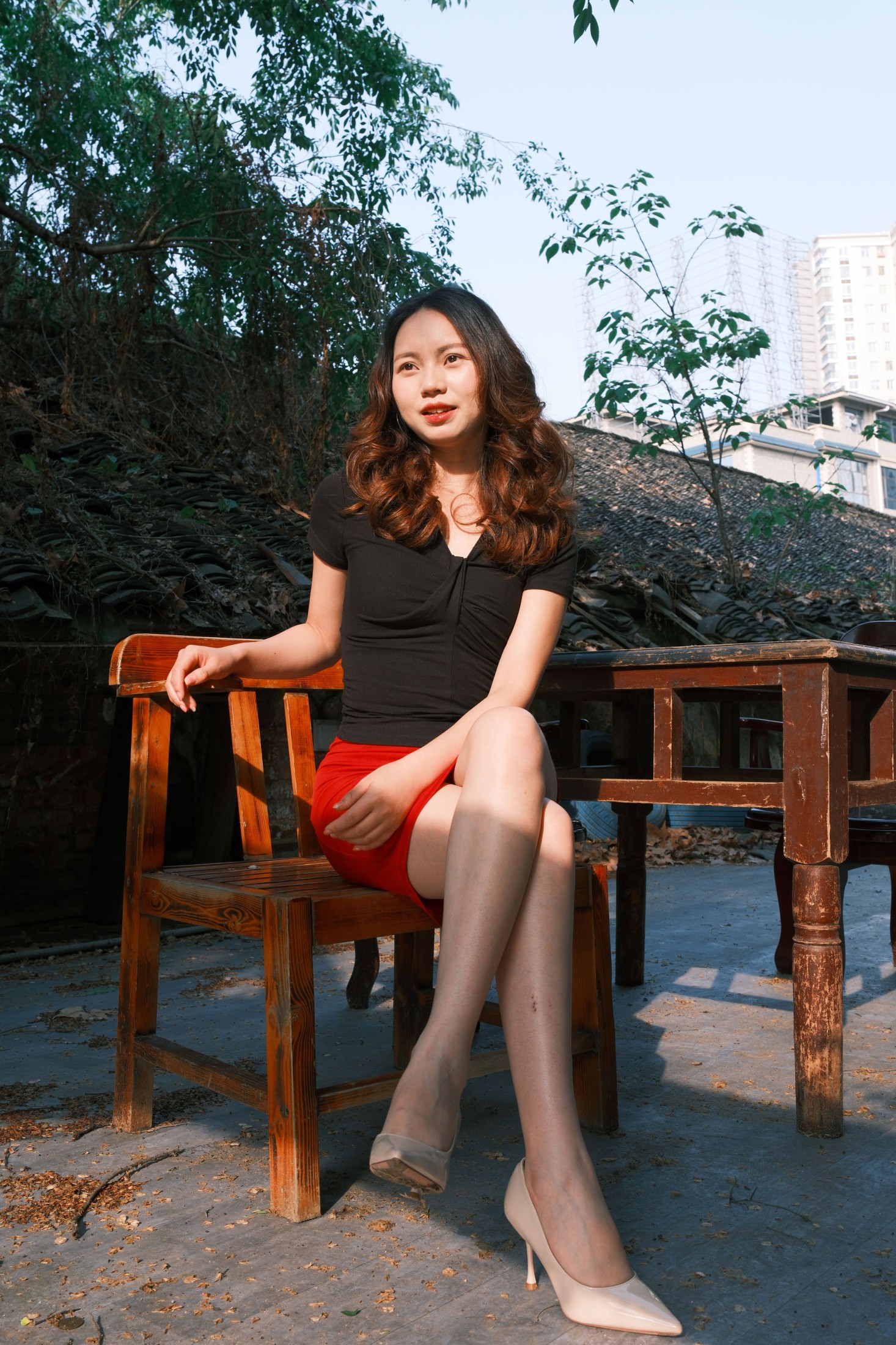 图片[7] - 《红色包臀裙显美腿》[29P] - 机器猫次元 - 机器猫次元