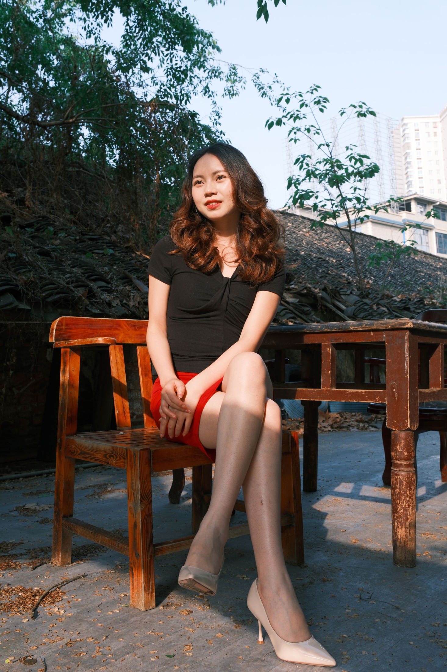 图片[6] - 《红色包臀裙显美腿》[29P] - 机器猫次元 - 机器猫次元