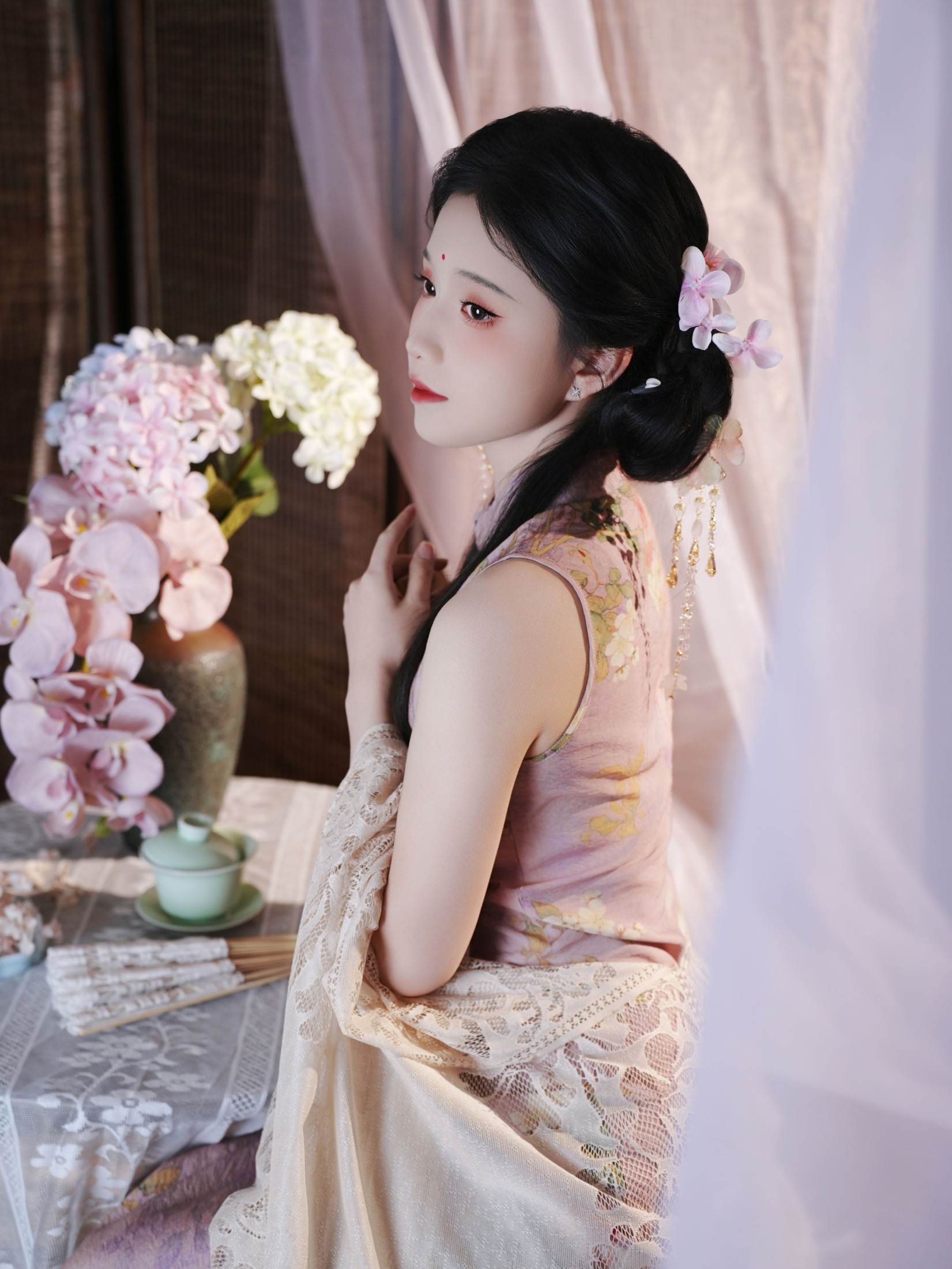 图片[1] - 《插画旗袍少女》[13P] - 机器猫次元 - 机器猫次元