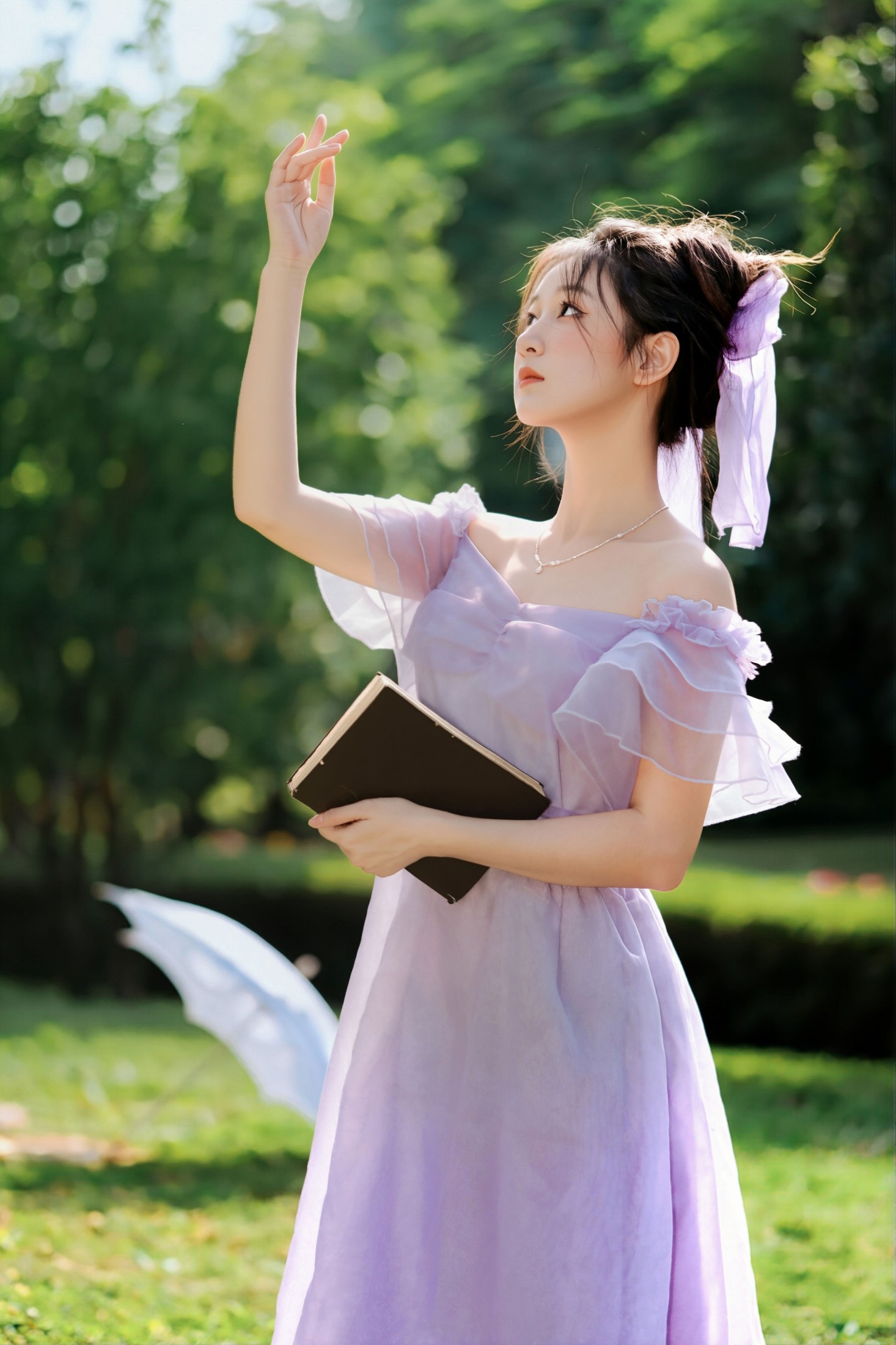 图片[4] - 《一身浅紫，撞碎初夏所有温柔》[9P] - 机器猫次元 - 机器猫次元