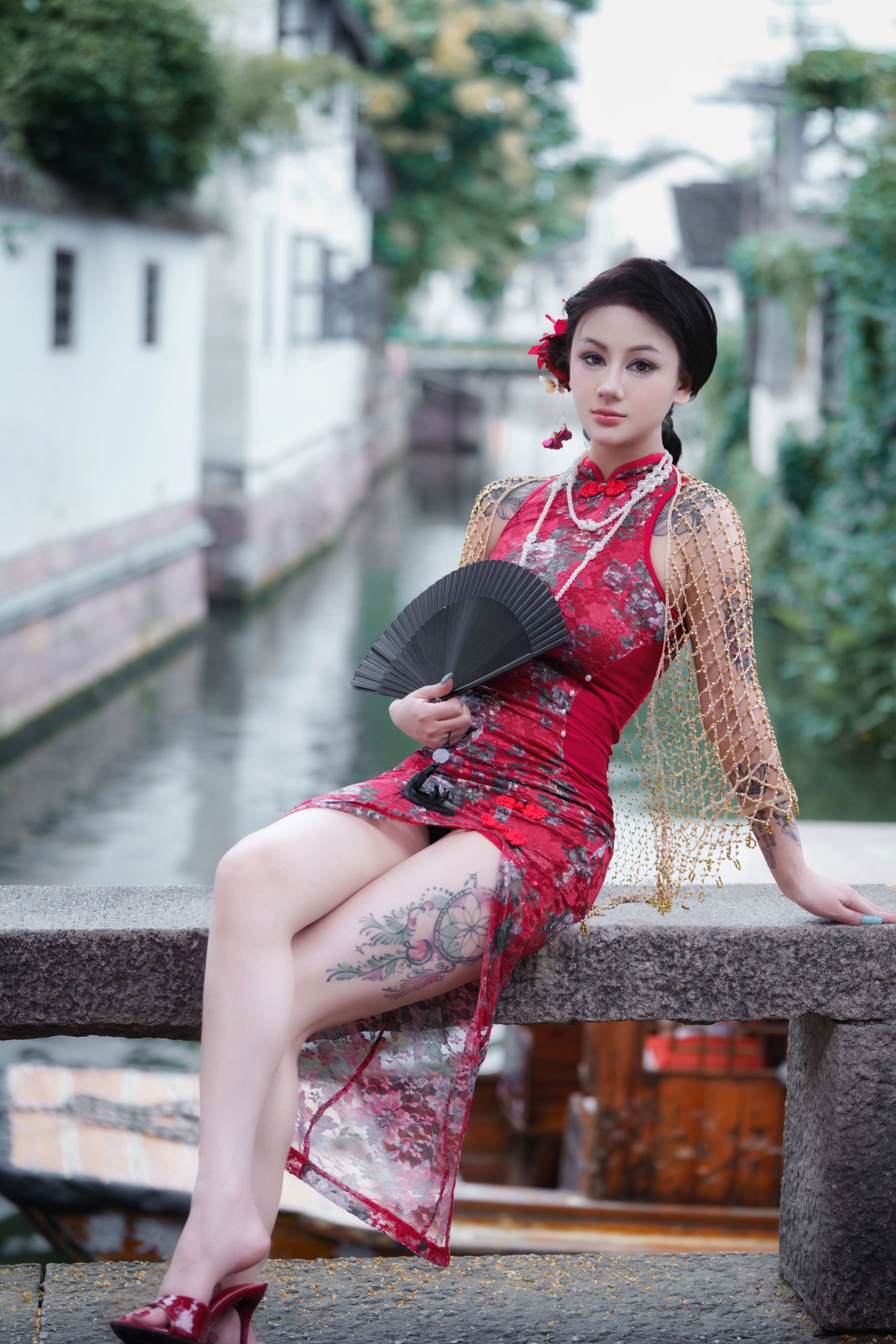图片[4] - 《红色旗袍》[13P] - 机器猫次元 - 机器猫次元