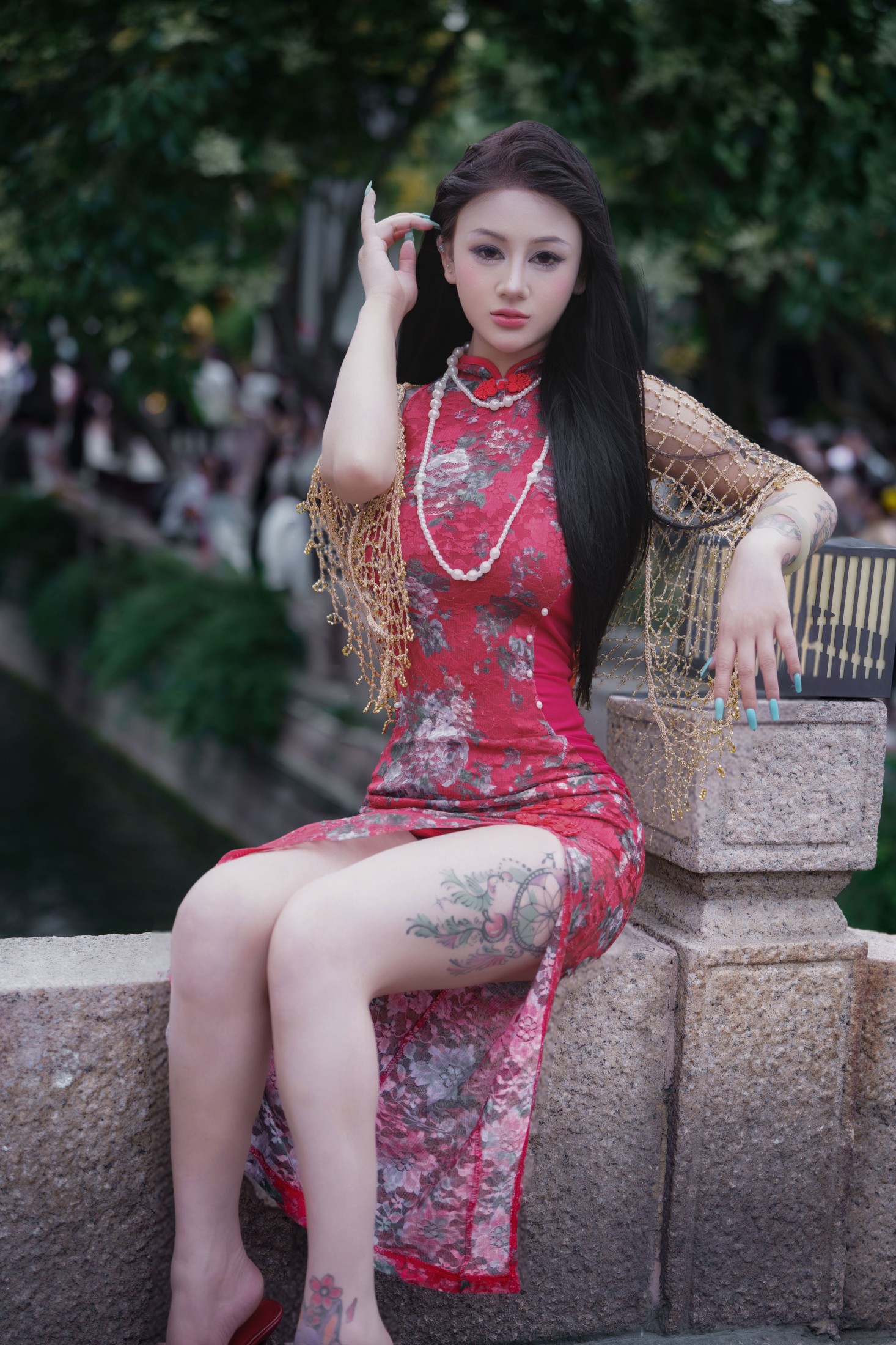 图片[5] - 《红色旗袍》[13P] - 机器猫次元 - 机器猫次元