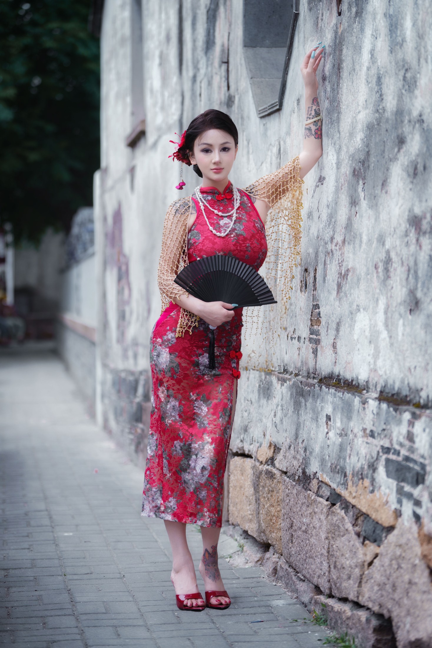 图片[1] - 《红色旗袍》[13P] - 机器猫次元 - 机器猫次元