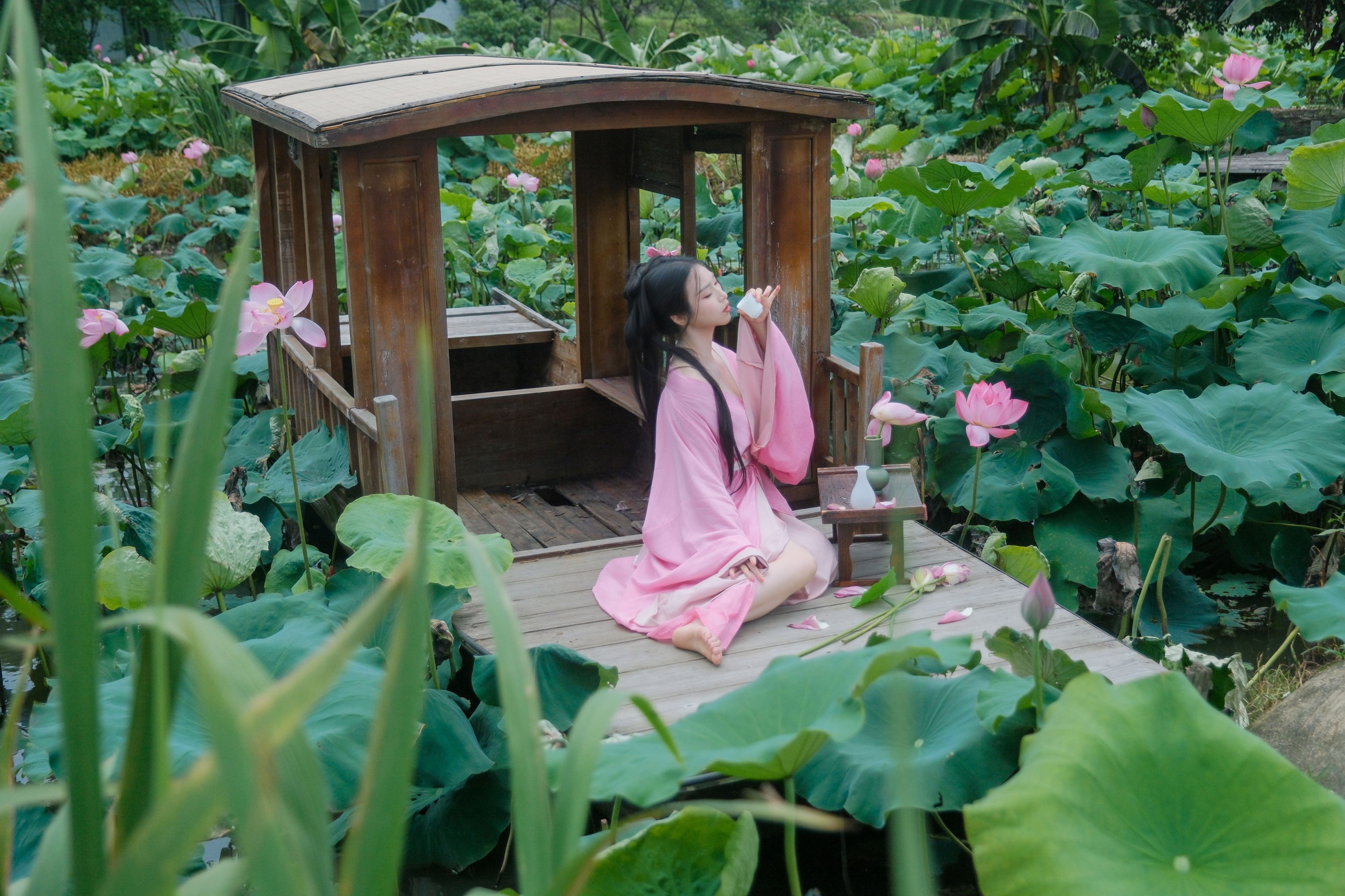 图片[4] - 《兴尽晚回舟，误入藕花深处》[27P] - 机器猫次元 - 机器猫次元