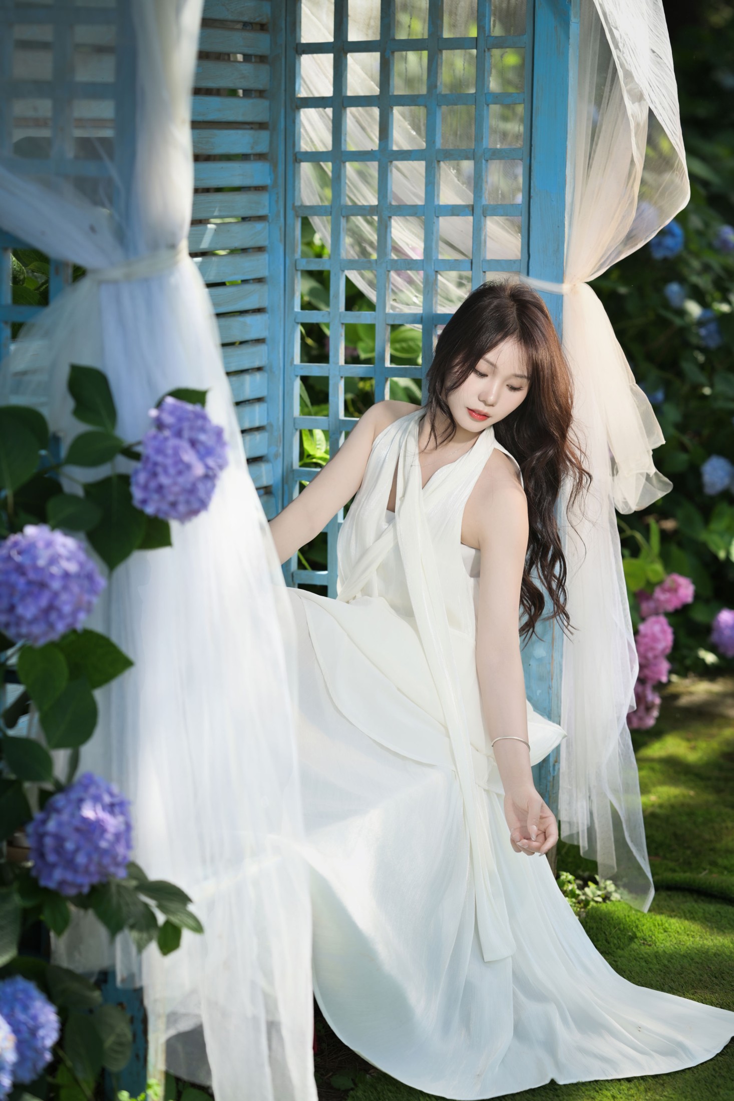 图片[2] - 《绣球花和白裙子，是初夏最温柔的浪漫》[10P] - 机器猫次元 - 机器猫次元