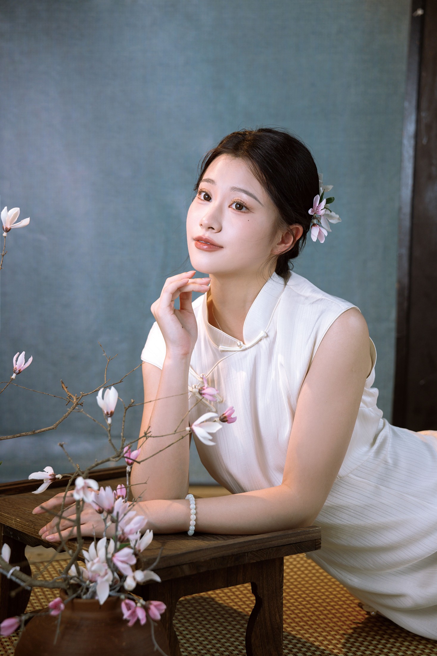图片[1] - 《夏日寄晴温柔旗袍》[12P] - 机器猫次元 - 机器猫次元