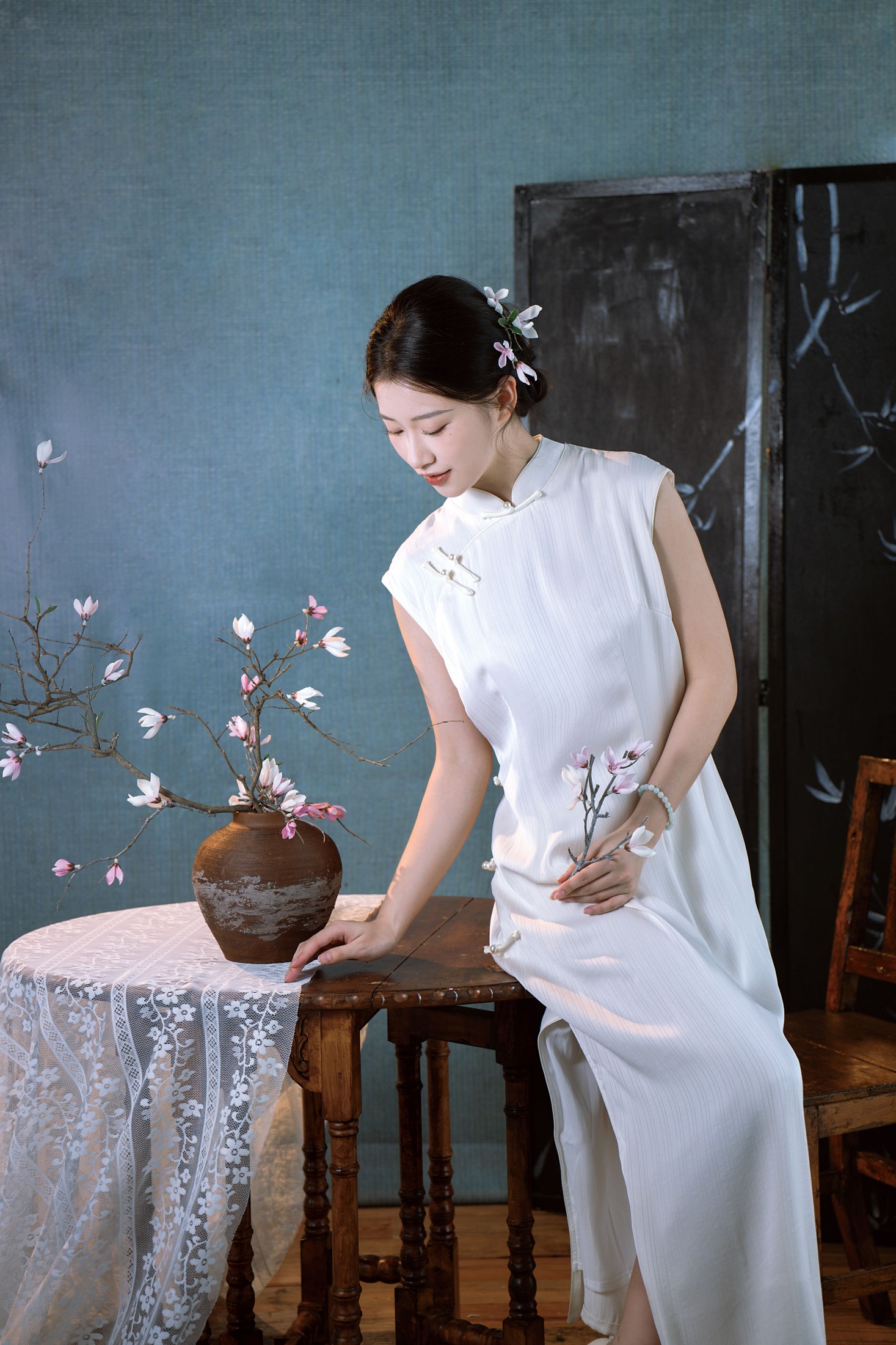图片[4] - 《夏日寄晴温柔旗袍》[12P] - 机器猫次元 - 机器猫次元