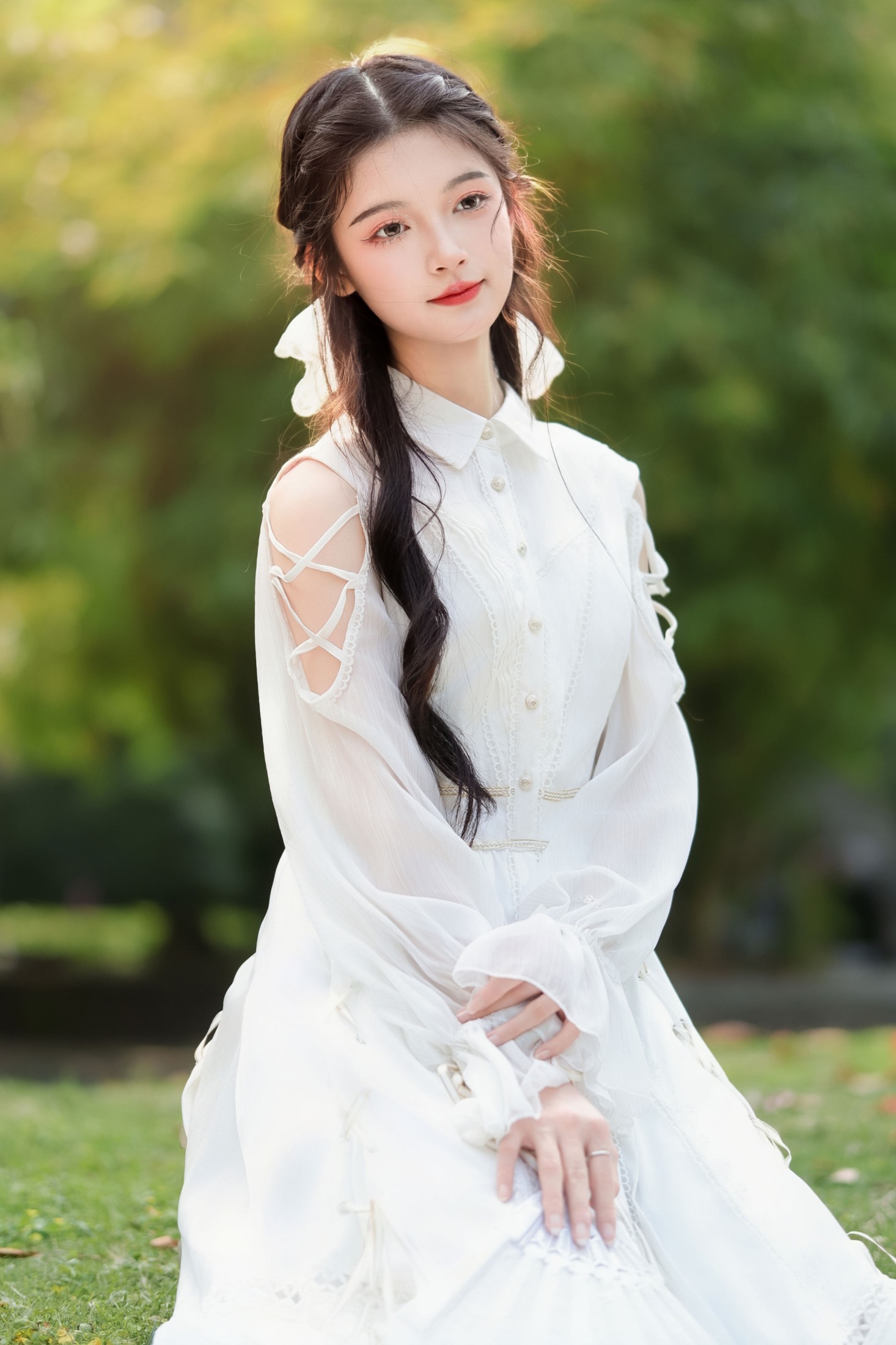 图片[4] - 《风把裙摆吹成诗，你伸手接住了整个夏天》[10P] - 机器猫次元 - 机器猫次元