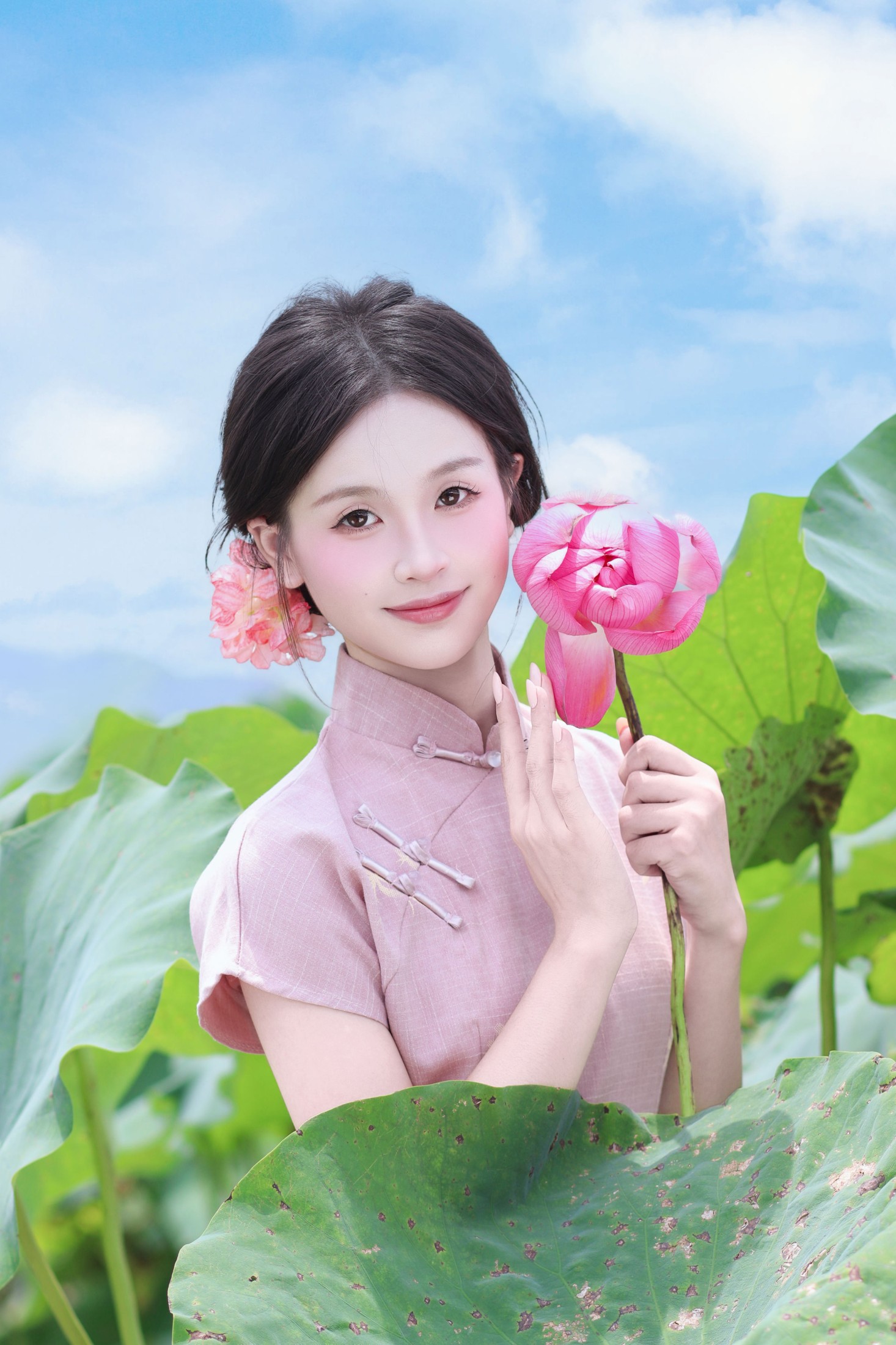 图片[1] - 《荷花小精灵‍️》[21P] - 机器猫次元 - 机器猫次元