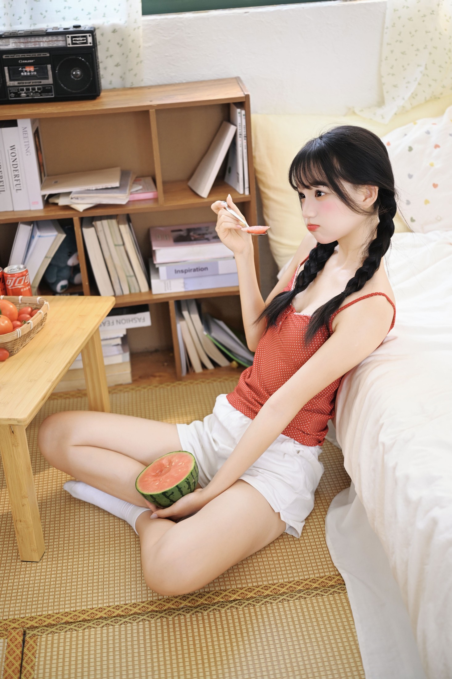 图片[1] - 《她的笑，比西瓜汽水更清爽》[28P] - 机器猫次元 - 机器猫次元