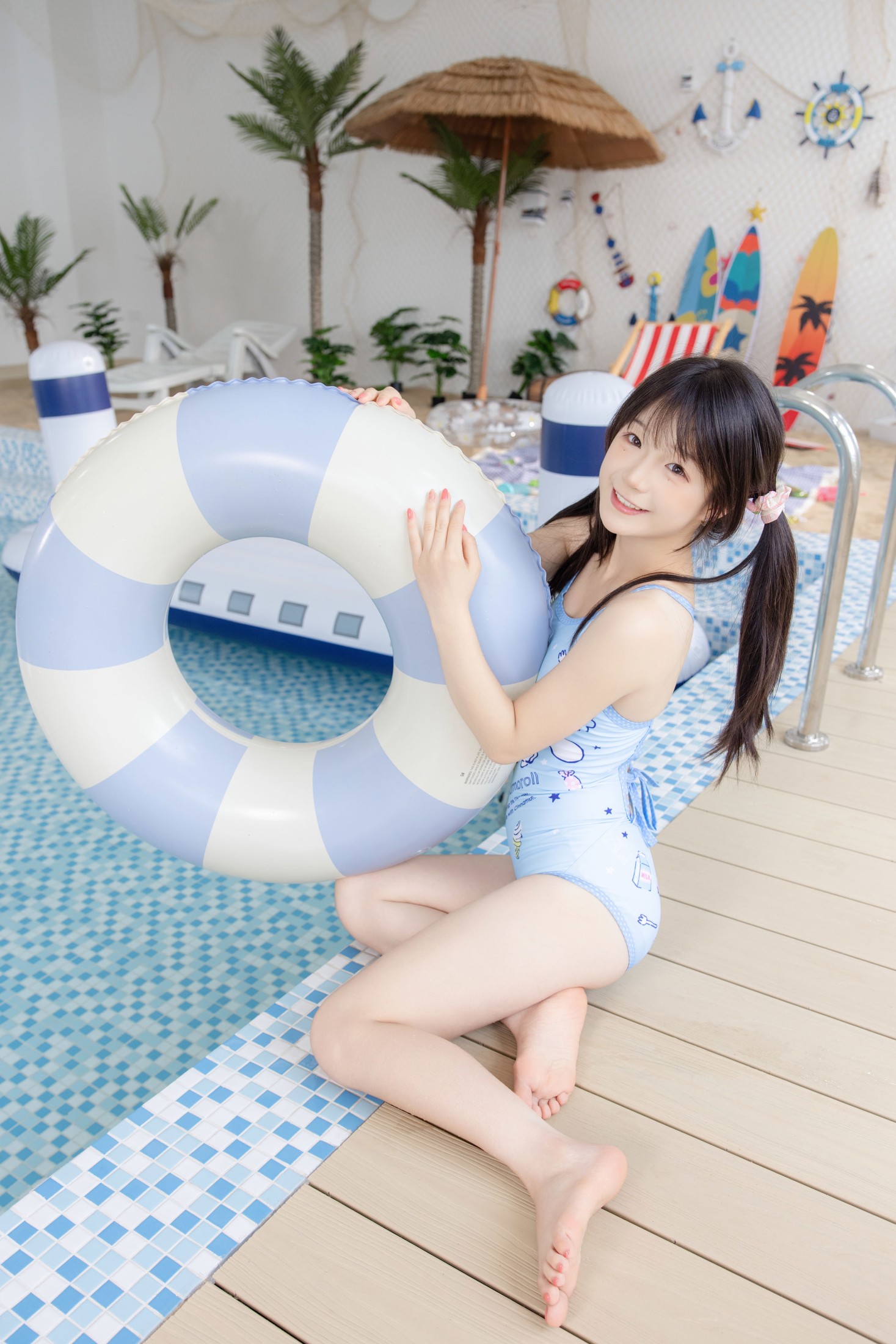 图片[3] - 《泳池甜妹|是你的夏日限定款吗？》[9P] - 机器猫次元 - 机器猫次元