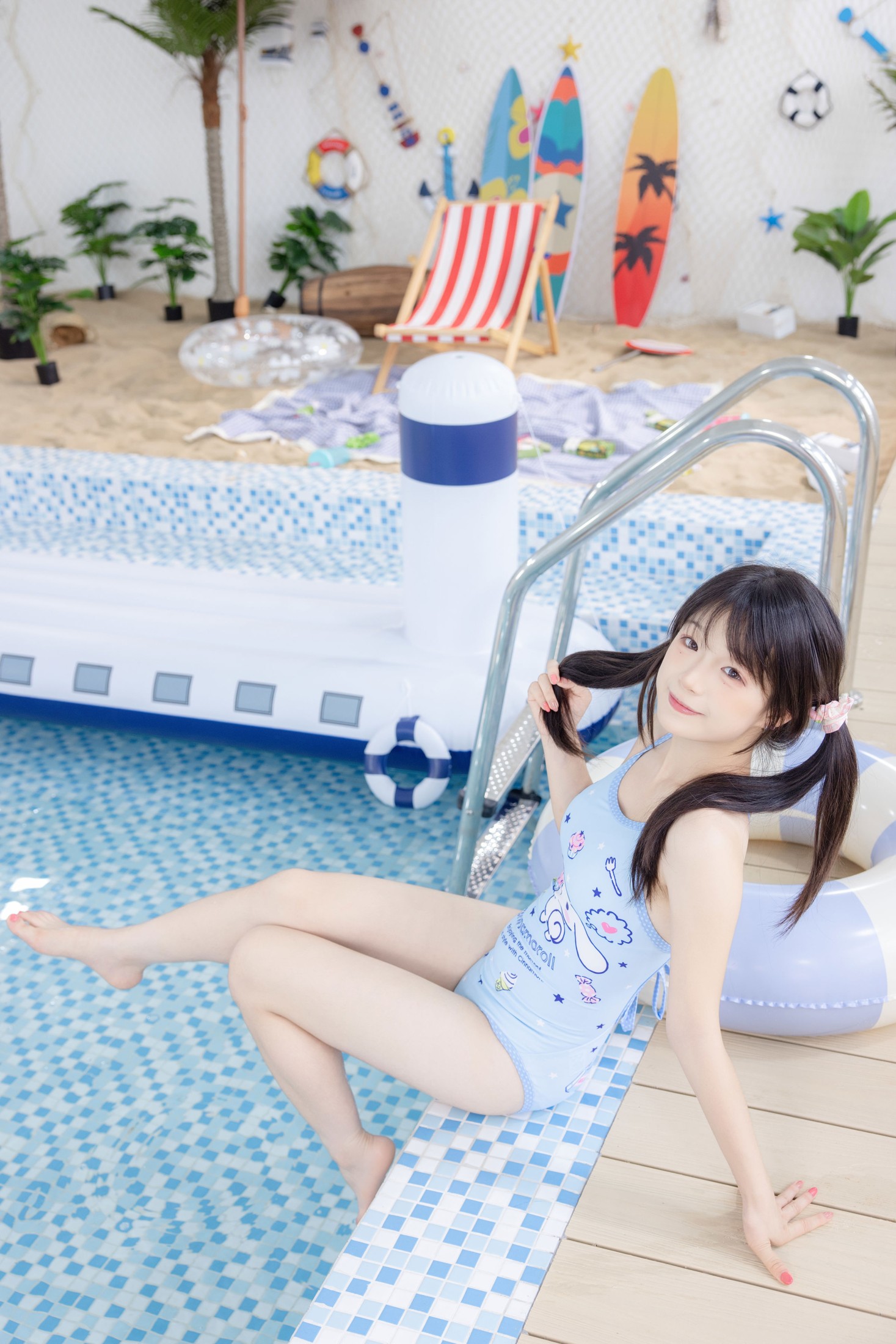 图片[2] - 《泳池甜妹|是你的夏日限定款吗？》[9P] - 机器猫次元 - 机器猫次元