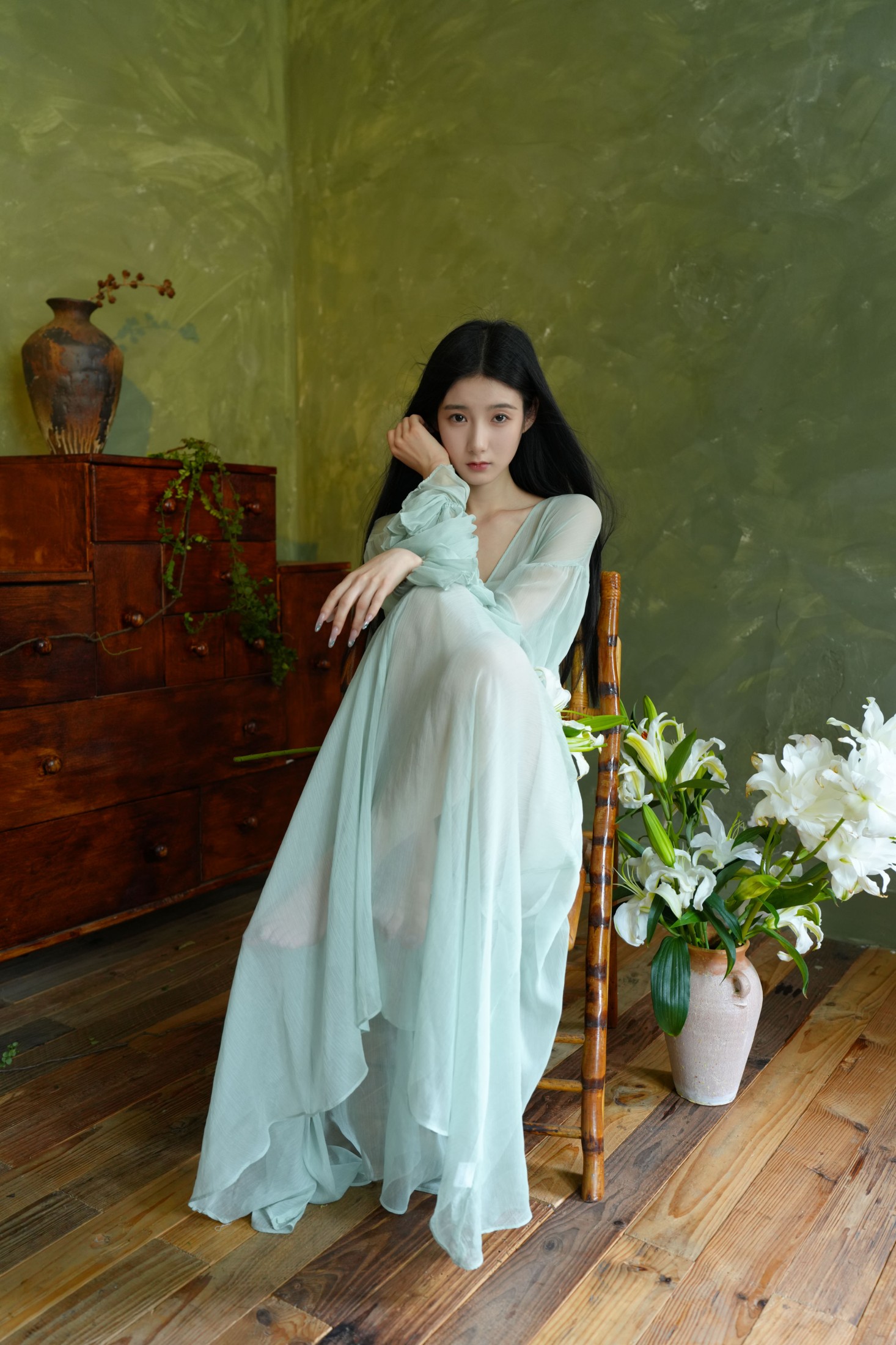 图片[6] - 《青裙百合花少女》[25P] - 机器猫次元 - 机器猫次元